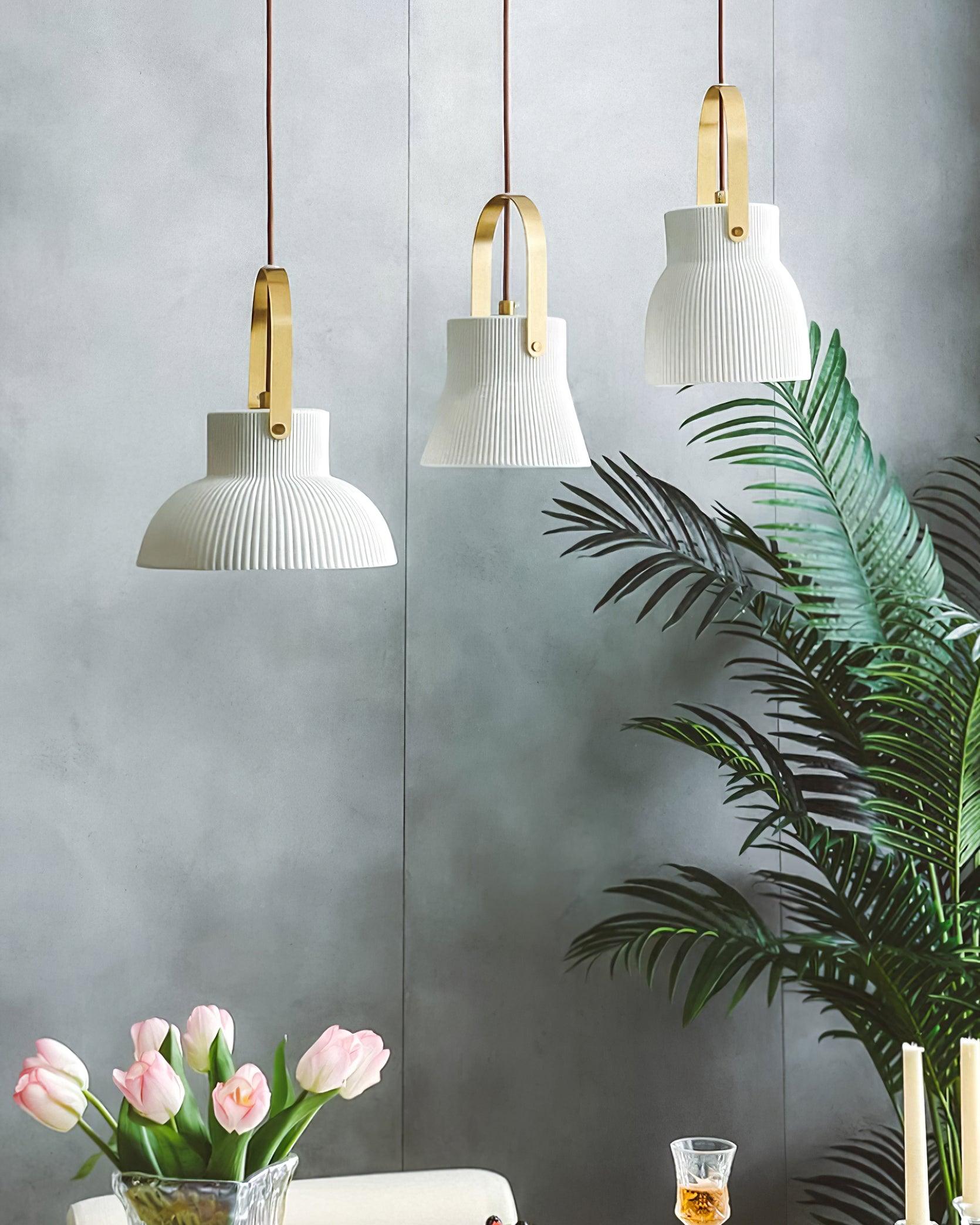 York Keramik-Messing-Pendelleuchte-Letslighting