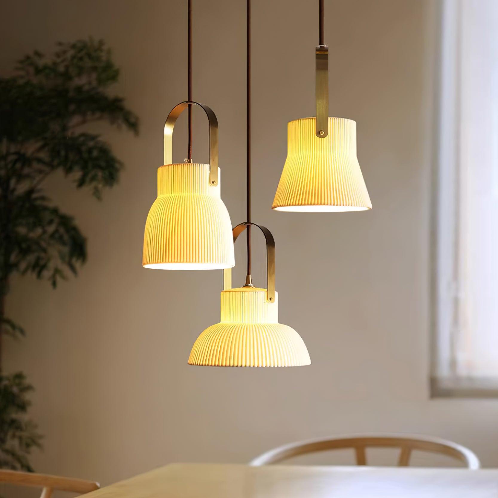 York Keramik-Messing-Pendelleuchte-Letslighting