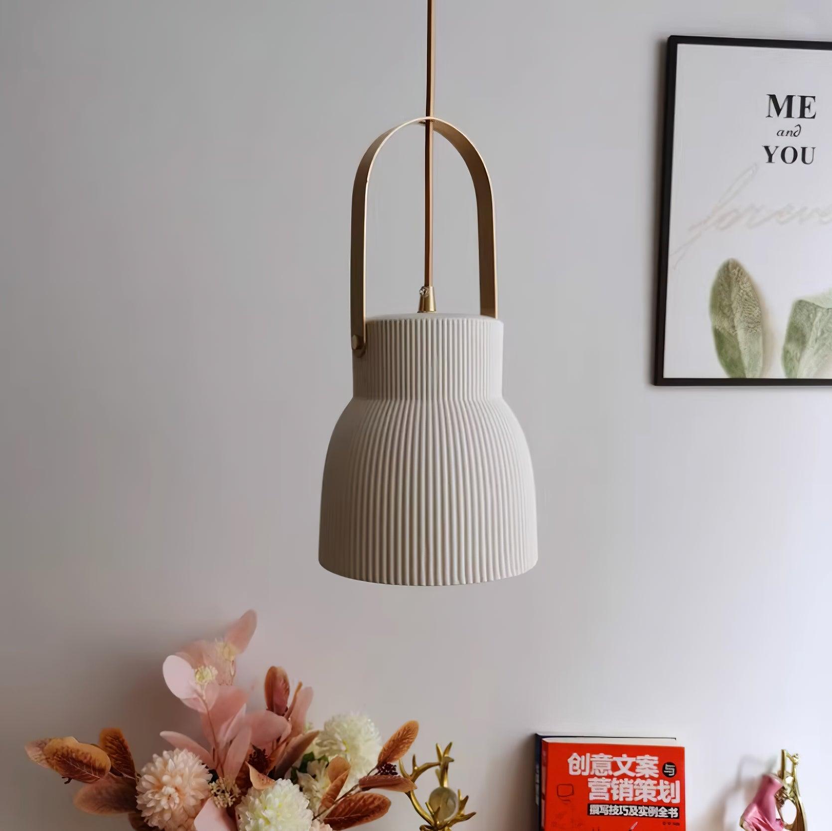 York Keramik-Messing-Pendelleuchte-Letslighting