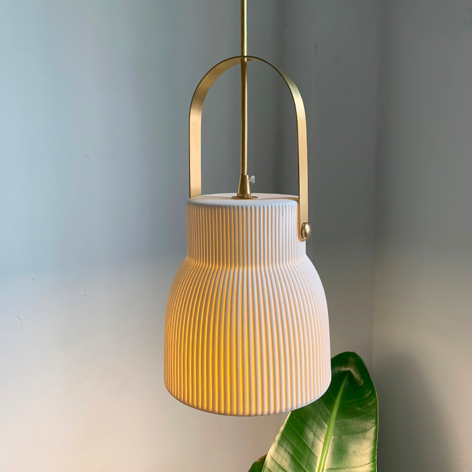 York Keramik-Messing-Pendelleuchte-Letslighting