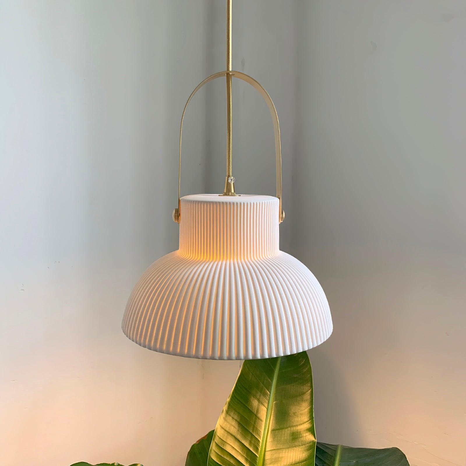 York Keramik-Messing-Pendelleuchte-Letslighting