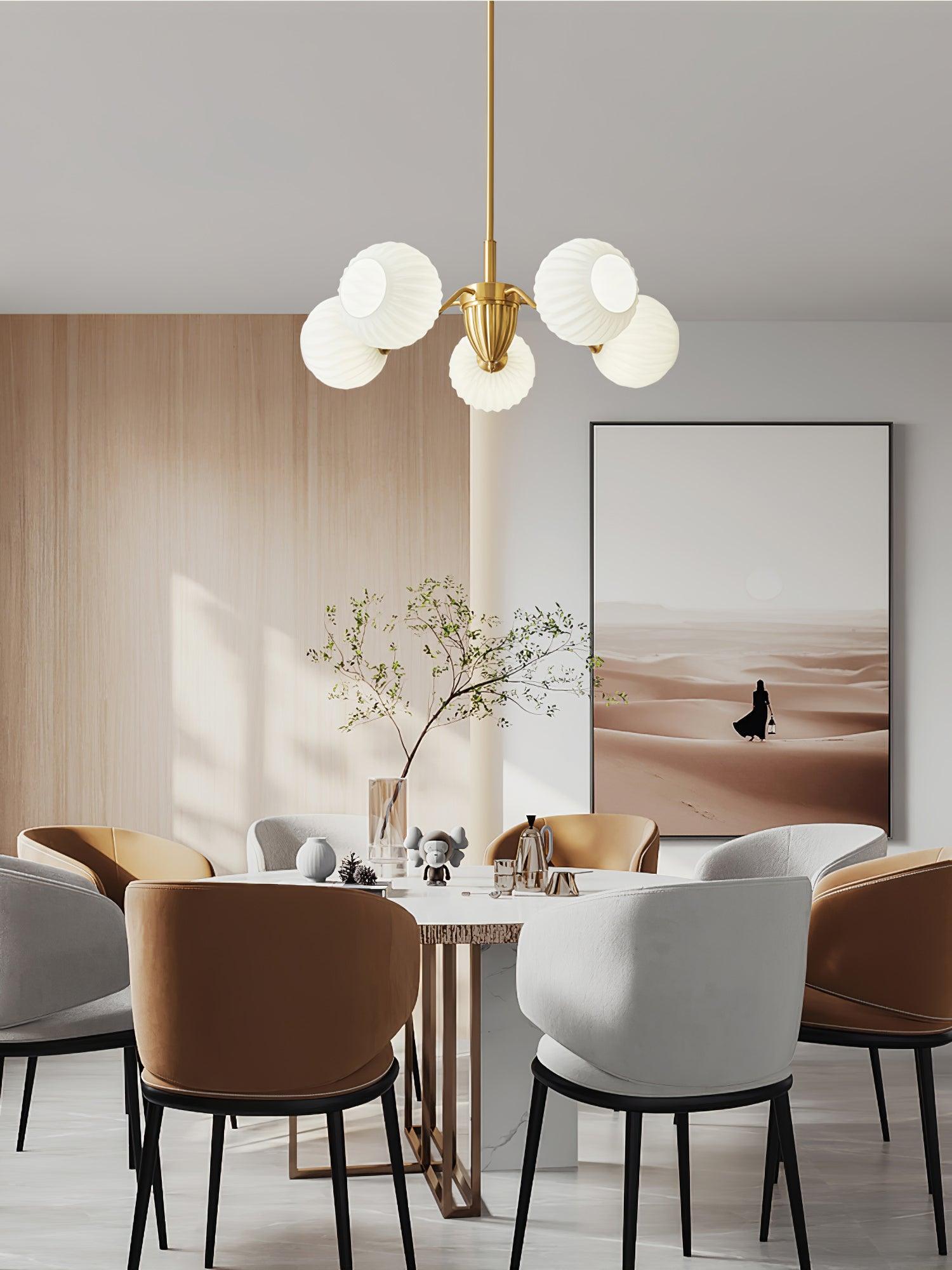 Zanora Vintage Kronleuchter aus Messing-Letslighting