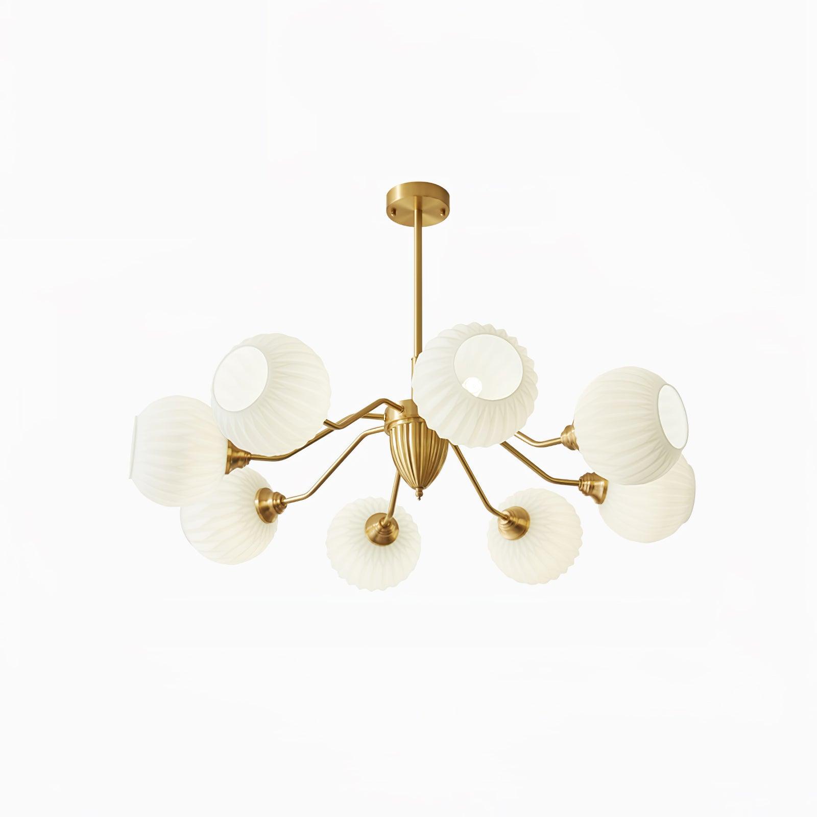 Zanora Vintage Kronleuchter aus Messing-Letslighting