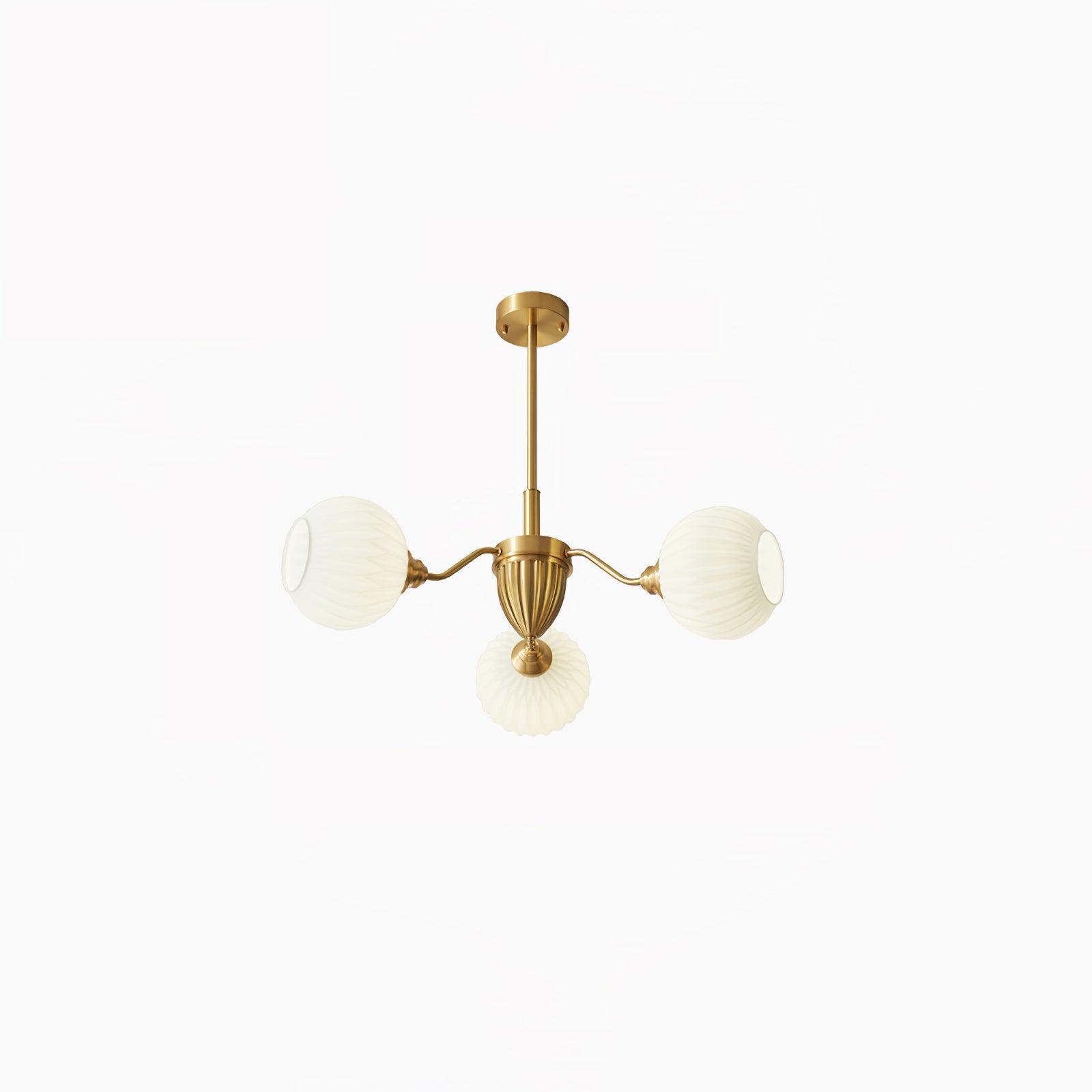 Zanora Vintage Kronleuchter aus Messing-Letslighting