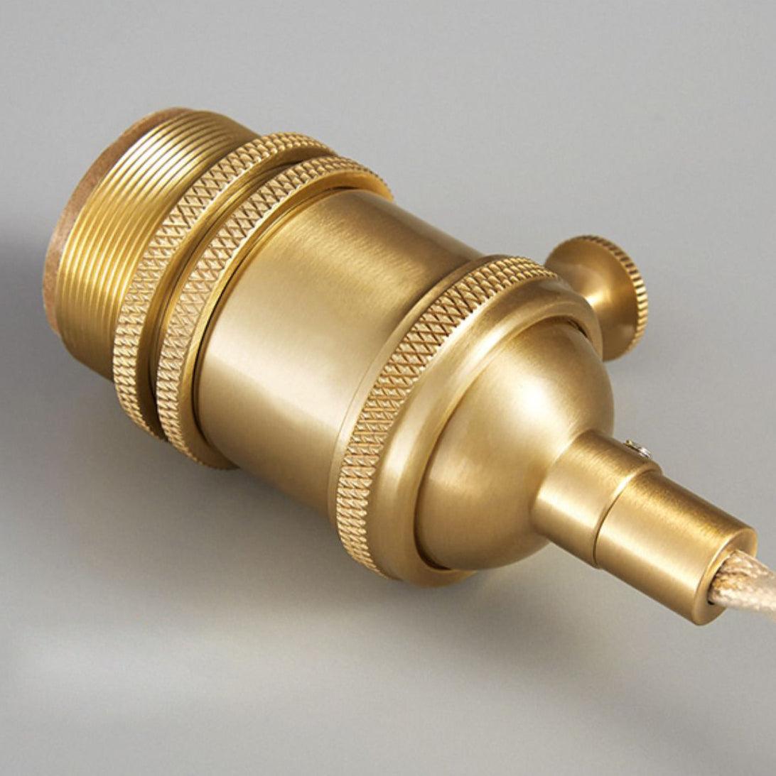 Ribbed Spiral Pendant Light - Blowlighting