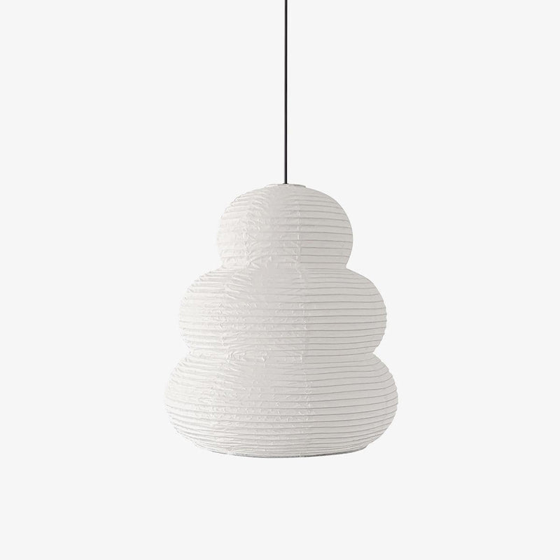 Solara Pendelleuchte Washi-Papier Stufen-Laterne Japanisch Wohnzimmer-Letslighting