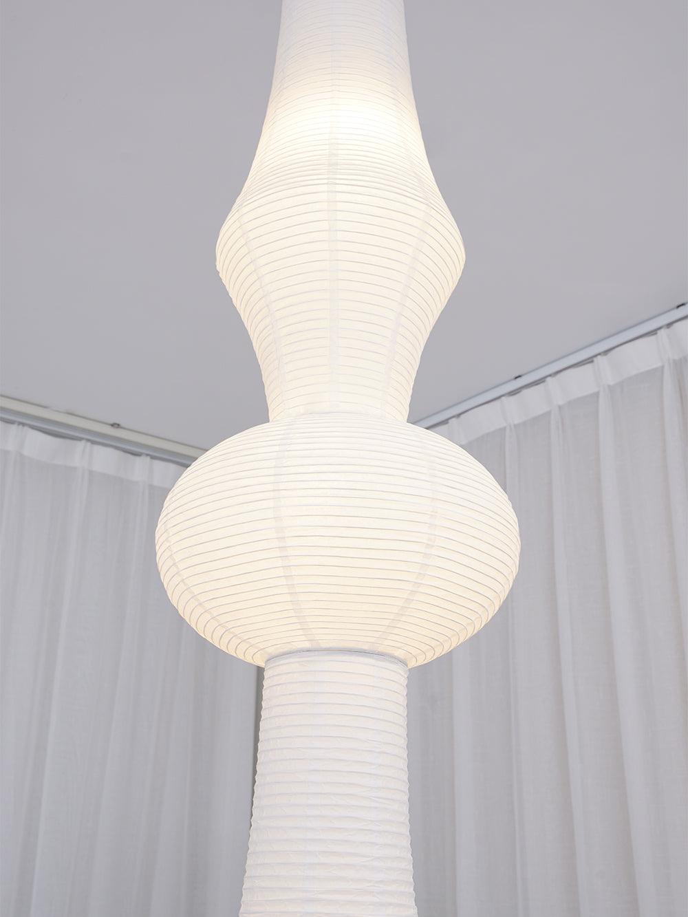 Washi Paper E Pendant Light - Blowlighting