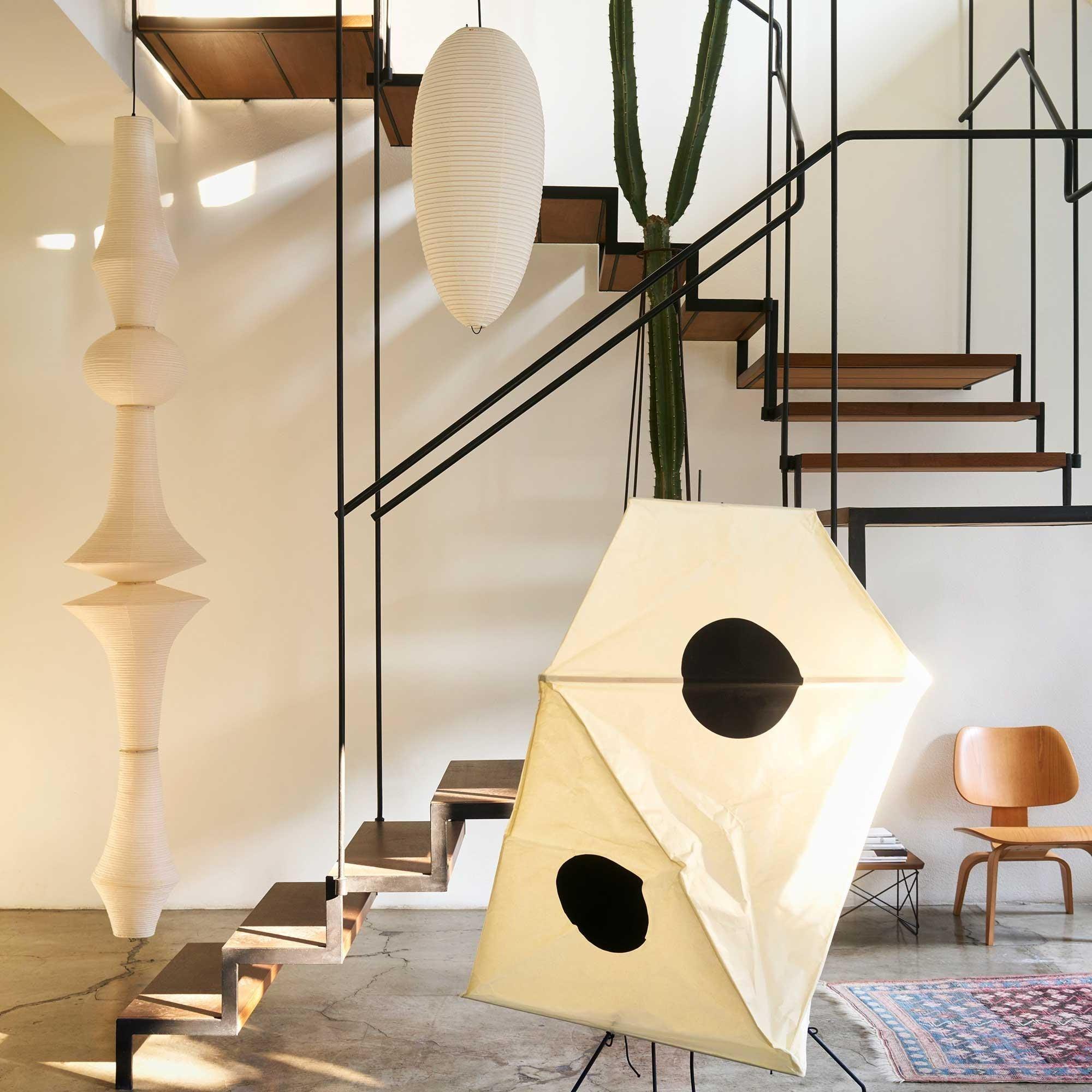 Washi Paper E Pendant Light - Blowlighting