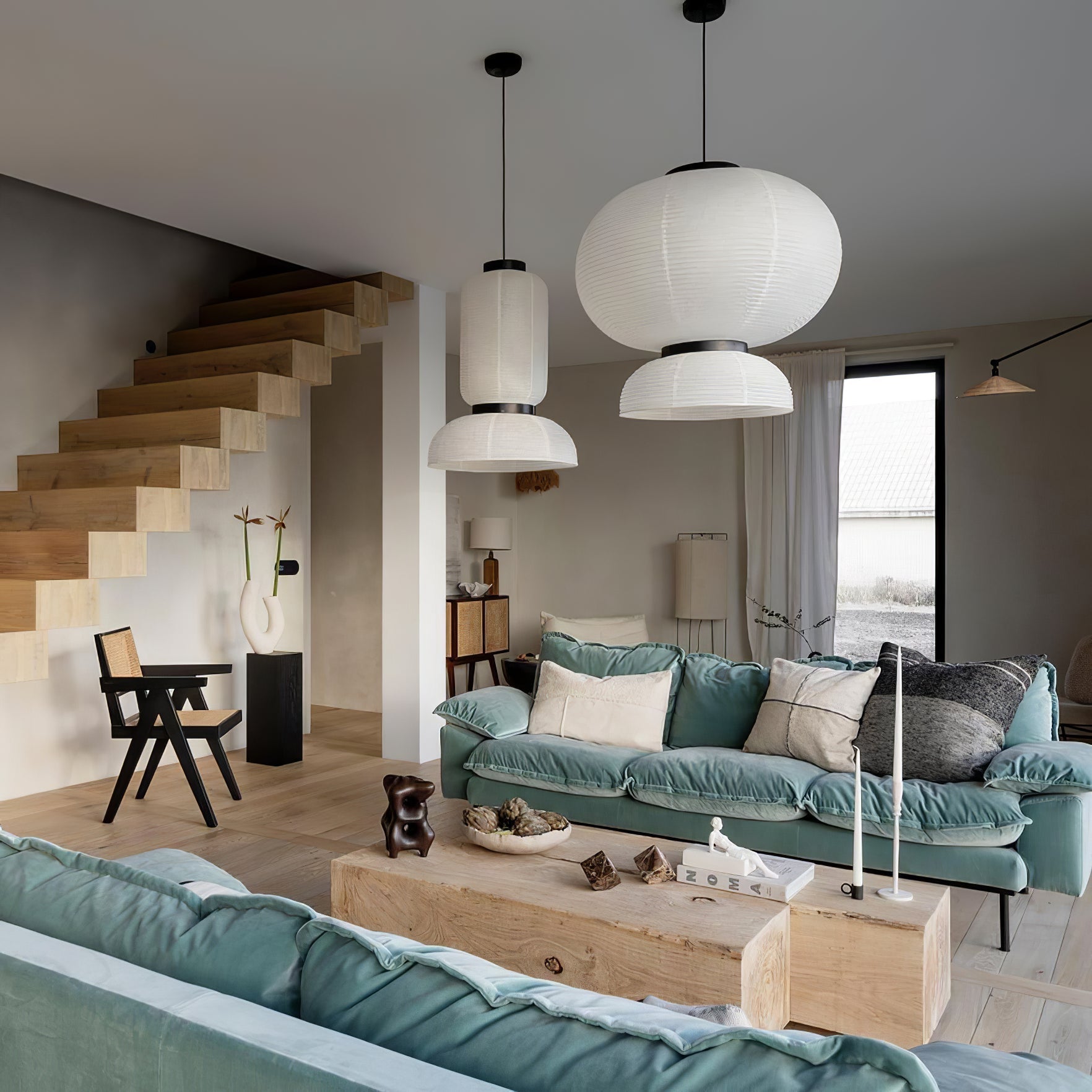 Rice Paper Lantern Pendant Lamp - Blowlighting