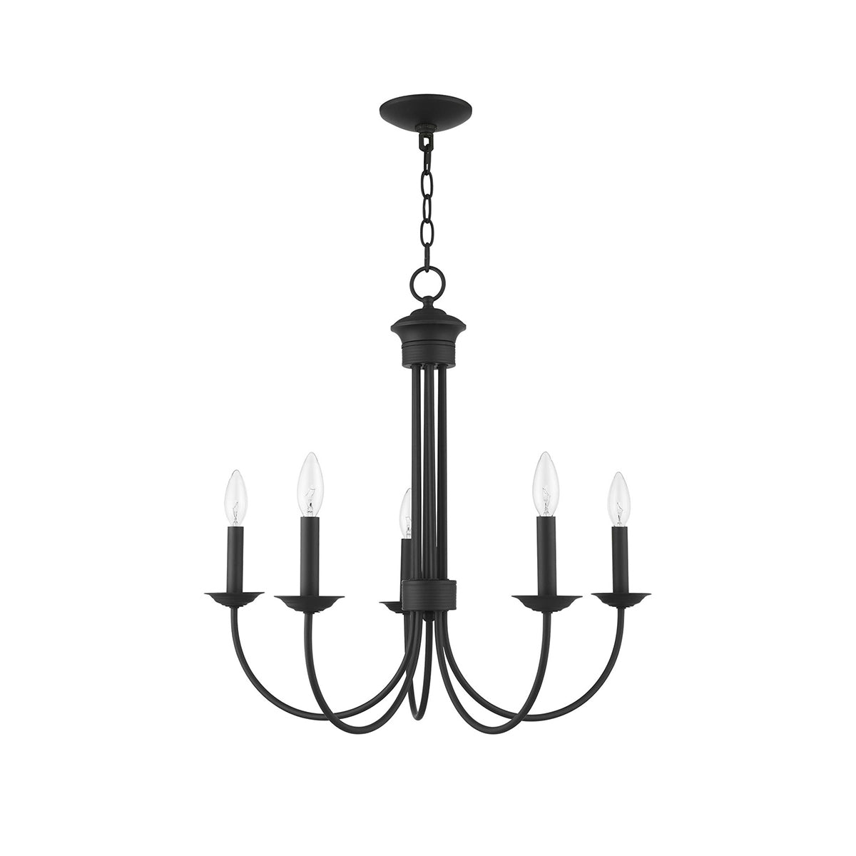 Vecarisra Vintage Industrial Metal Chandelier - Letslighting