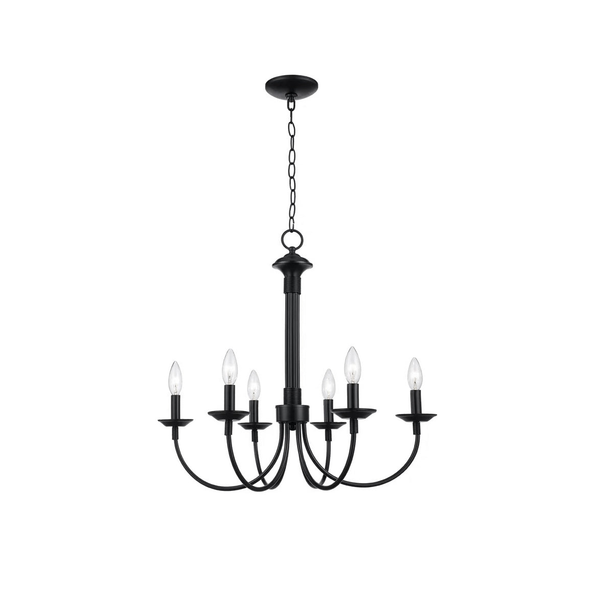 Vecarisra Vintage Industrial Metal Chandelier - Letslighting