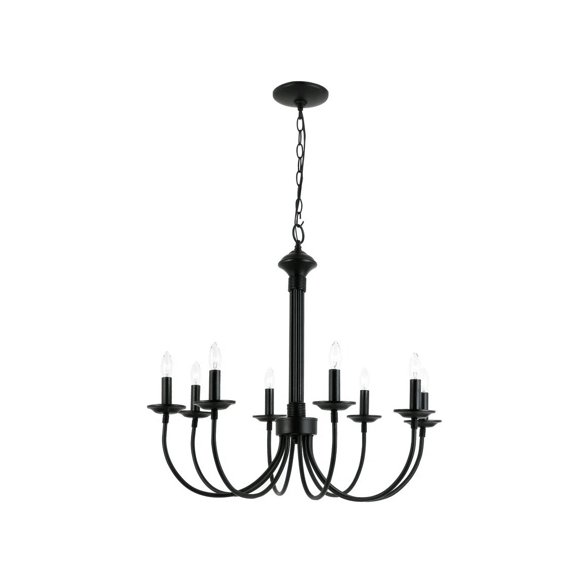 Vecarisra Vintage Industrial Metal Chandelier - Letslighting
