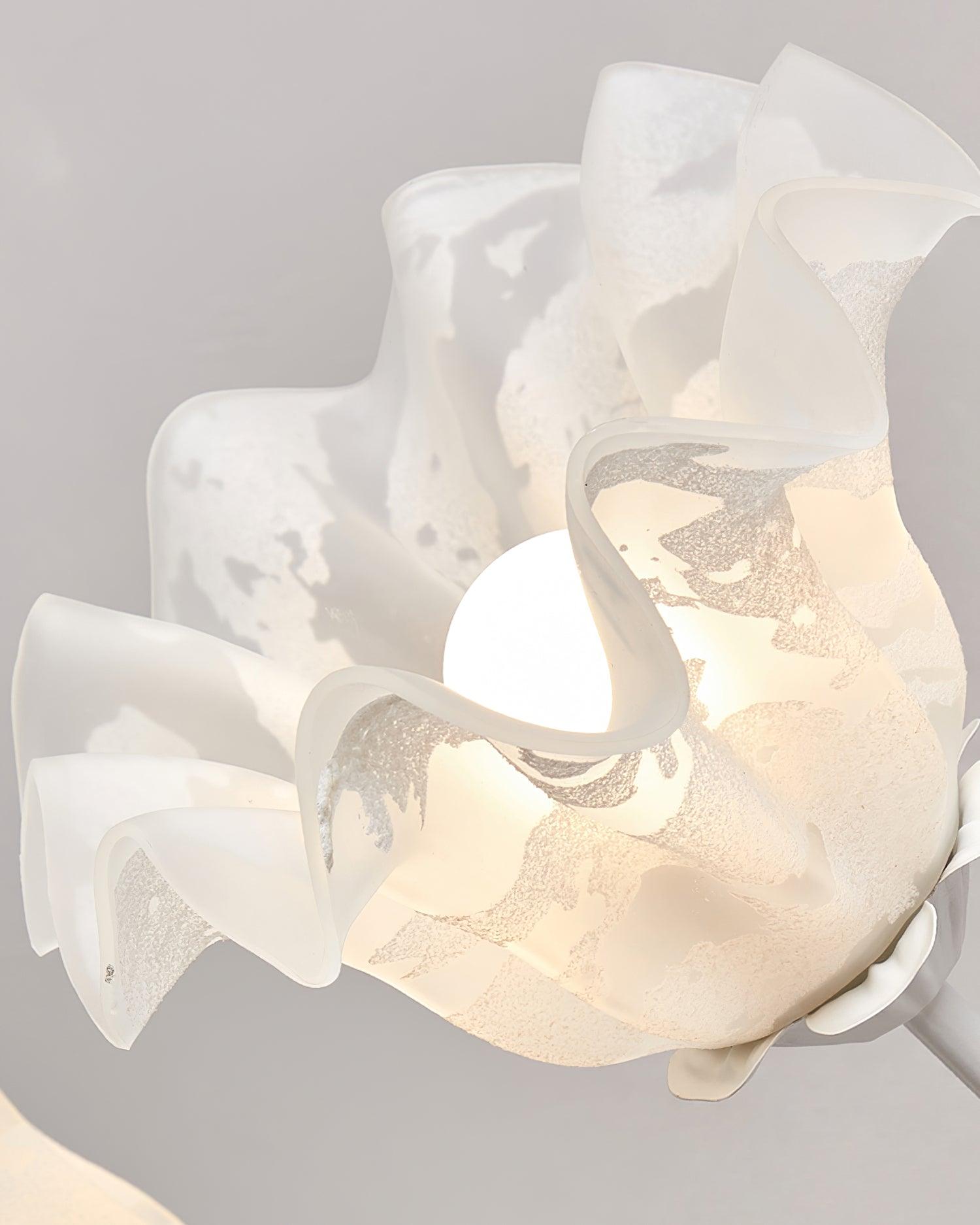 Lustra Eleganter Kronleuchter Blumen-Glas-Letslighting