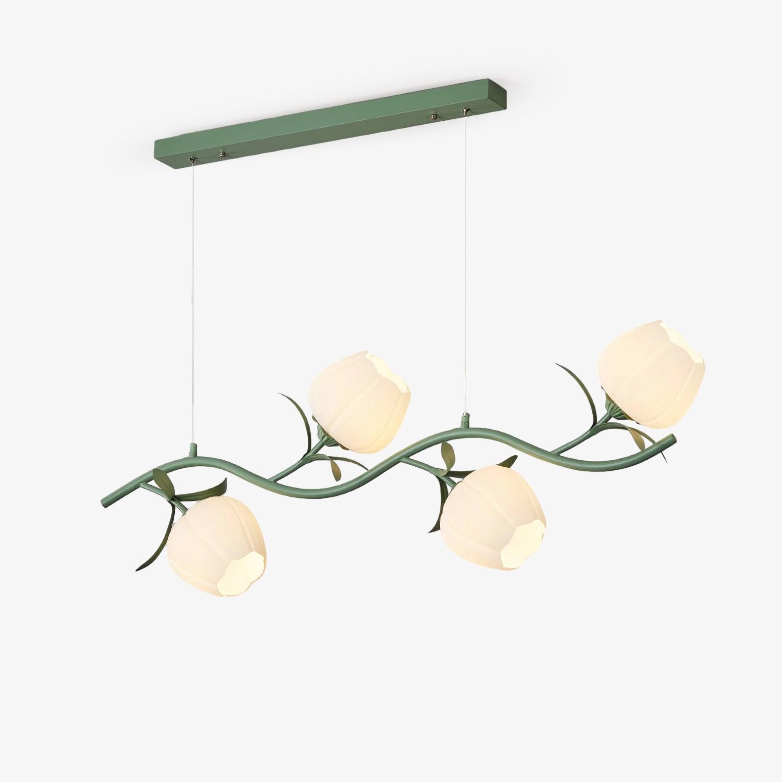 Lustra Eleganter Kronleuchter Blumen-Glas-Letslighting