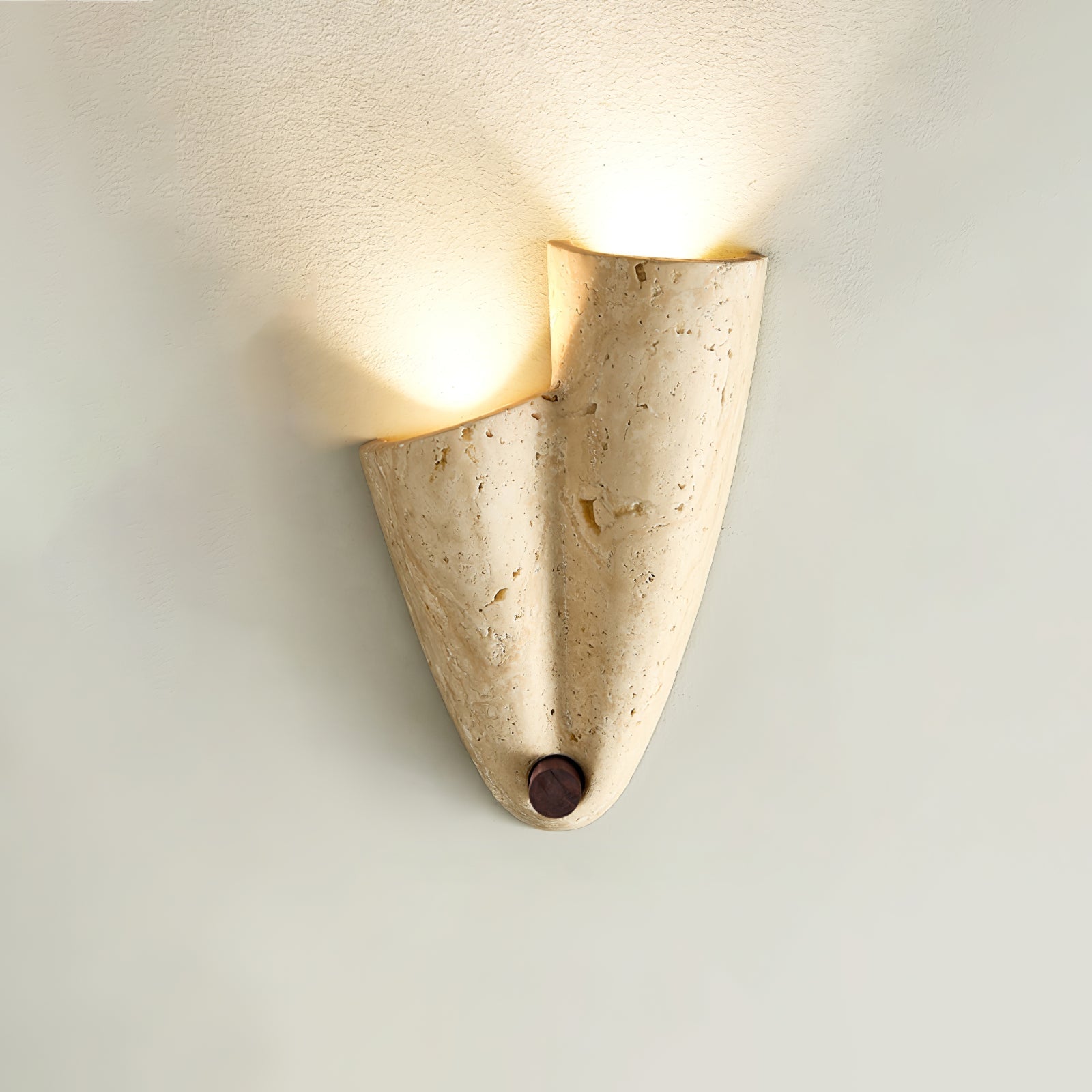 Artistic Travertine Wall Light - Neutralighting
