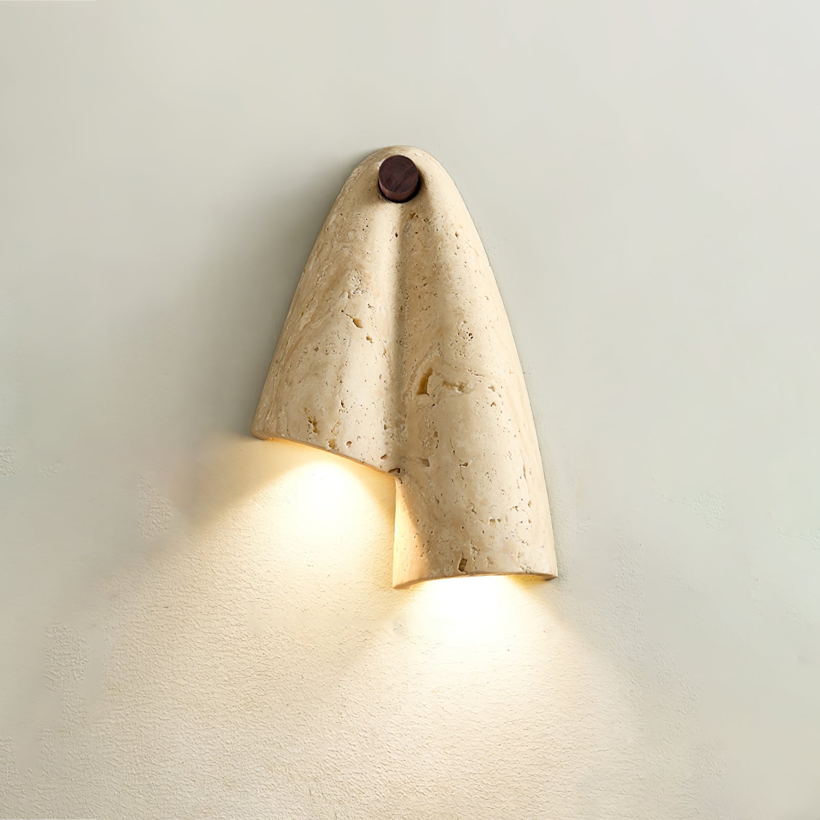 Artistic Travertine Wall Light - Neutralighting