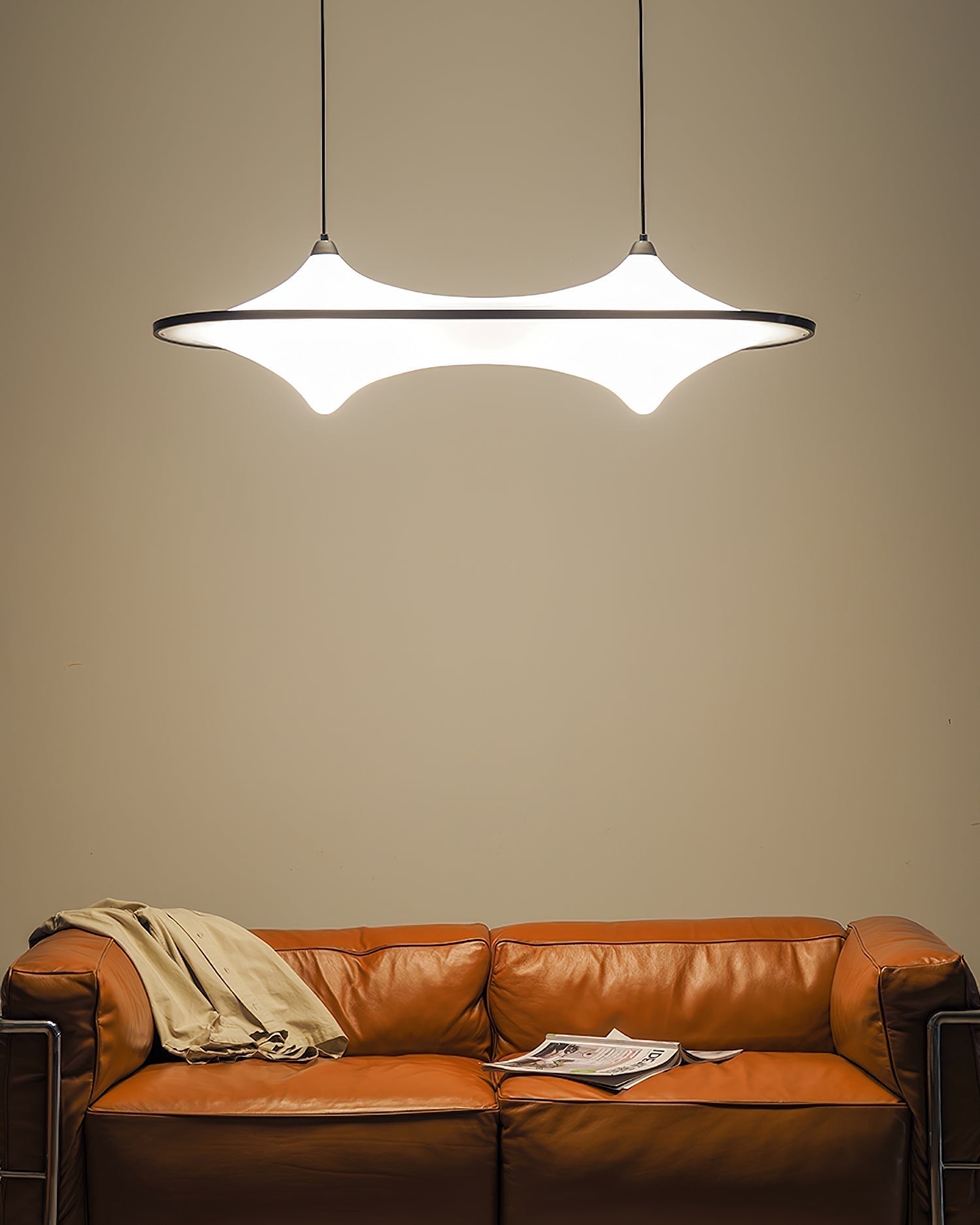 Nebulux Minimalistische Pendelleuchte aus Metall-Letslighting