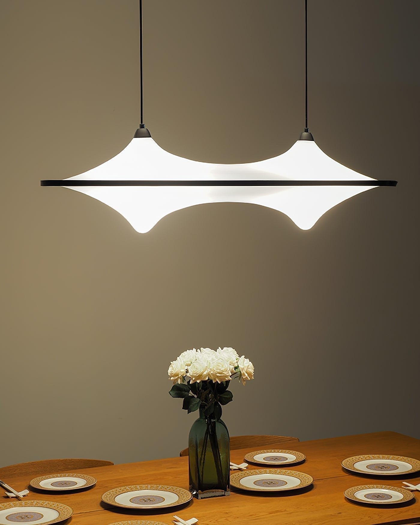 Nebulux Minimalistische Pendelleuchte aus Metall-Letslighting