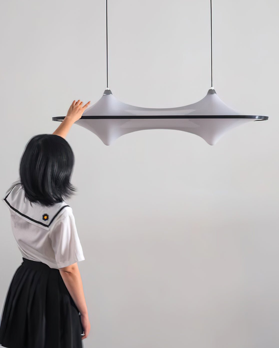 Nebulux Minimalistische Pendelleuchte aus Metall-Letslighting