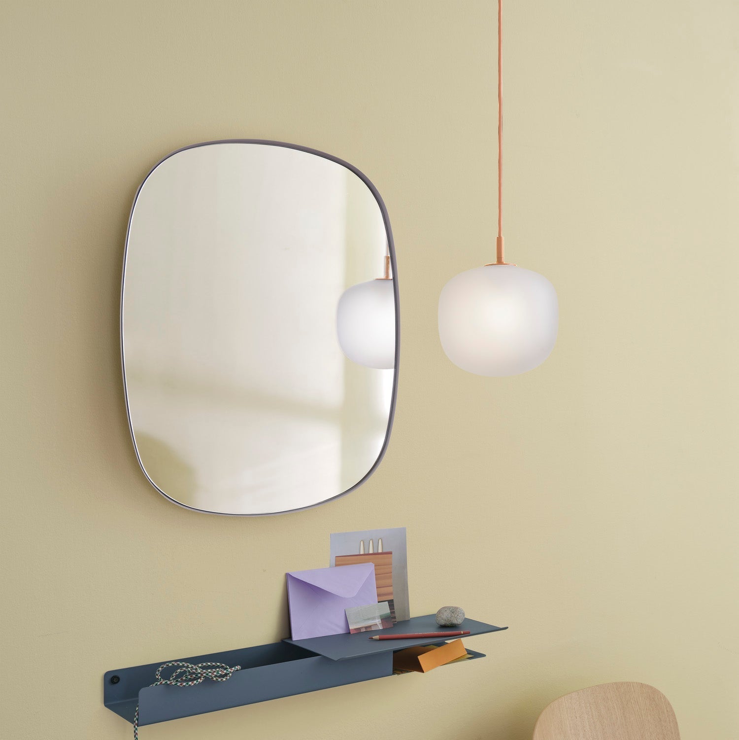 Valentina Pendant Lamp Semi-transparent Glass