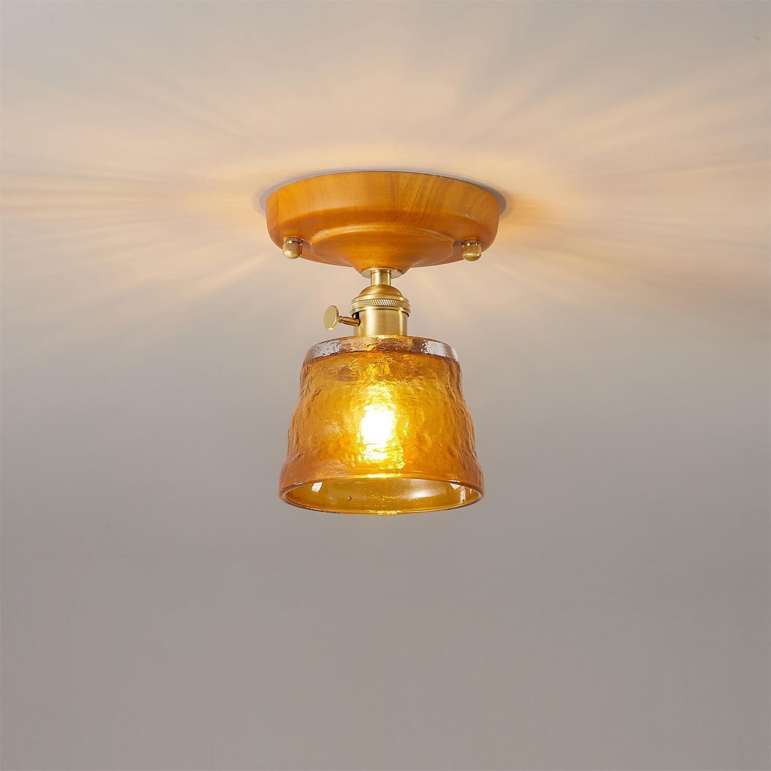 Elano Glas Deckenleuchte-Letslighting