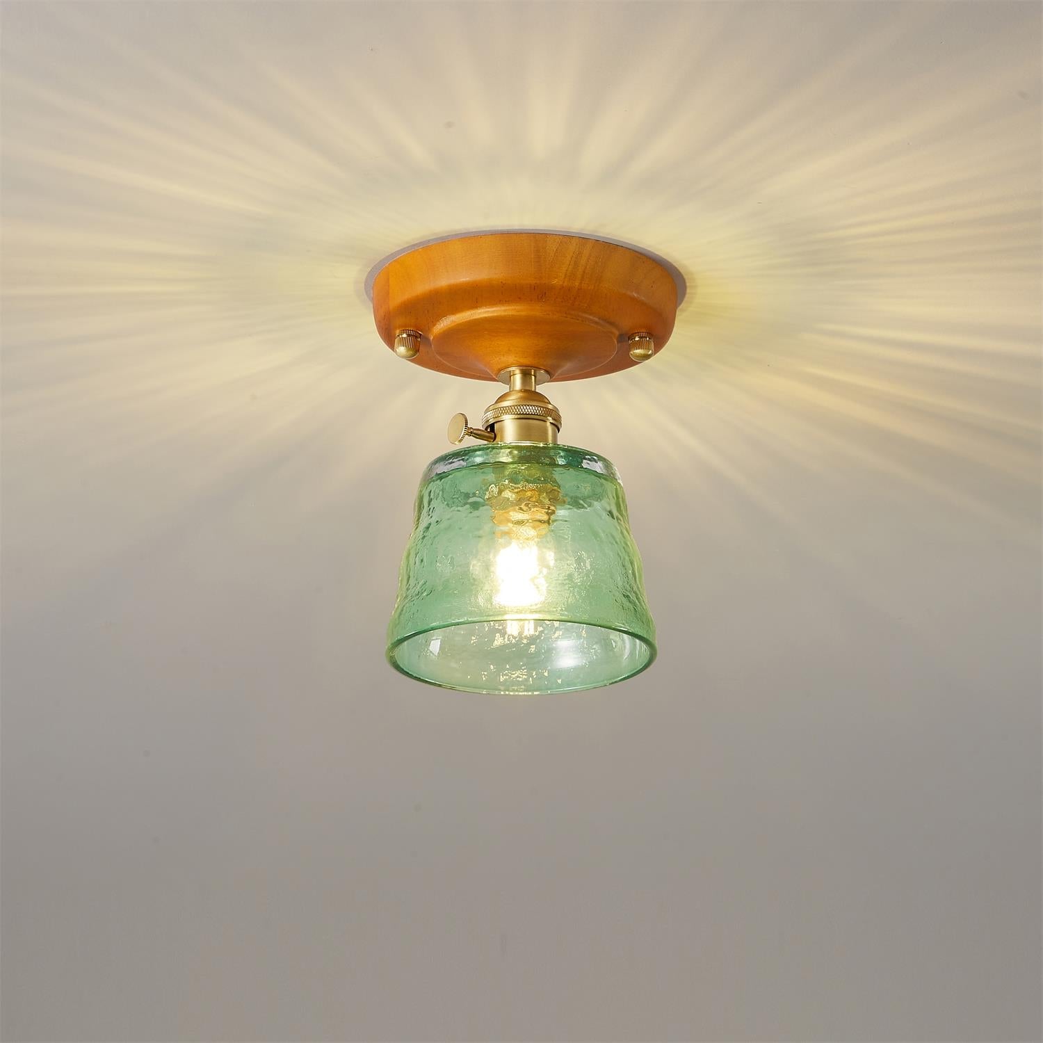 Elano Glas Deckenleuchte-Letslighting