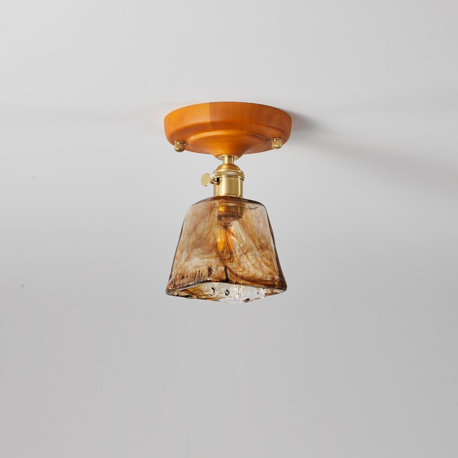 Elano Glas Deckenleuchte-Letslighting