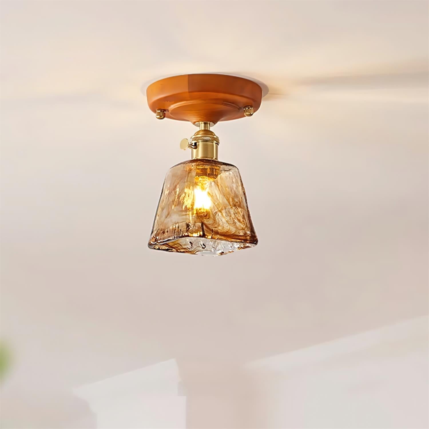 Elano Glas Deckenleuchte-Letslighting