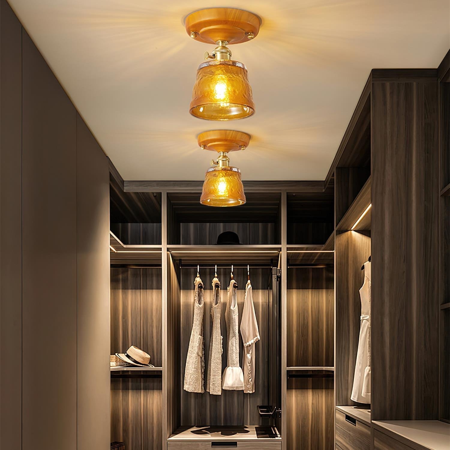 Elano Glas Deckenleuchte-Letslighting