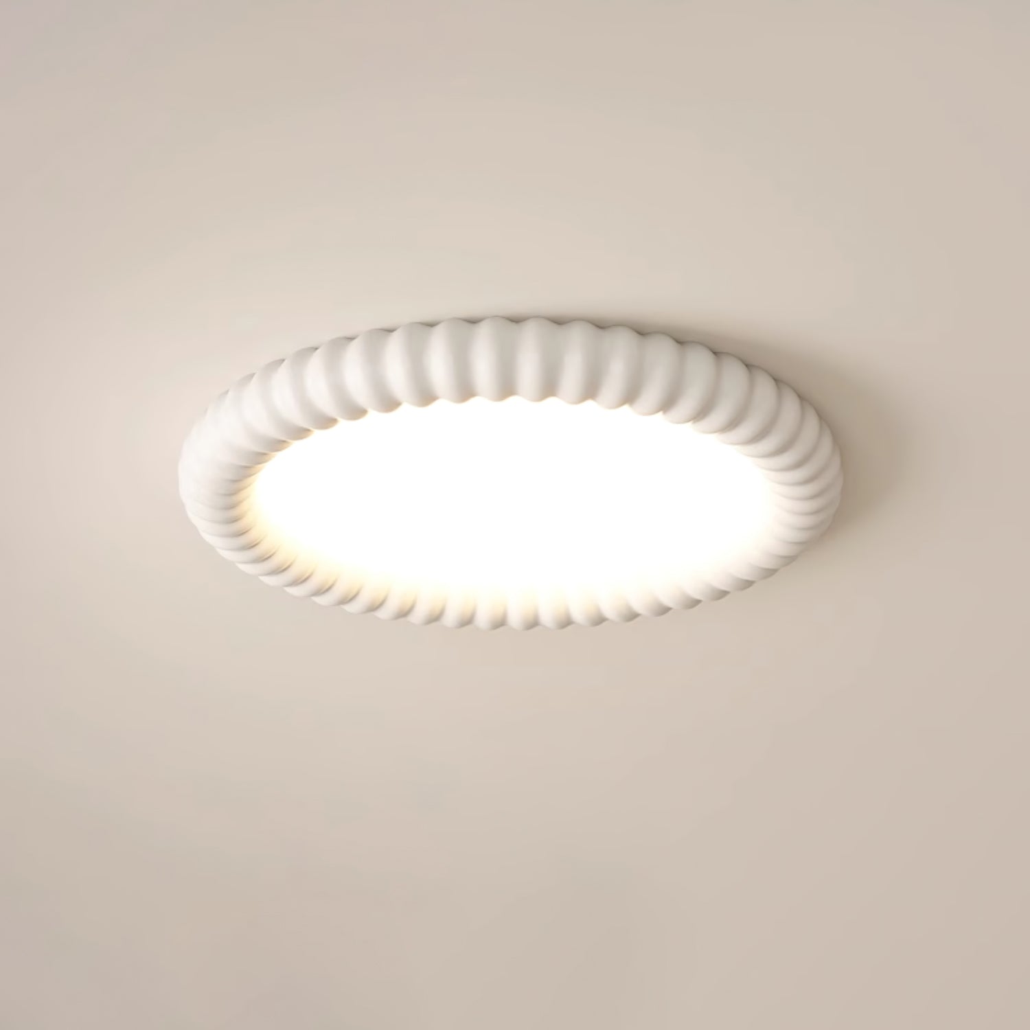 Ulire Nordische Deckenleuchte Wellenförmig Resin-Letslighting