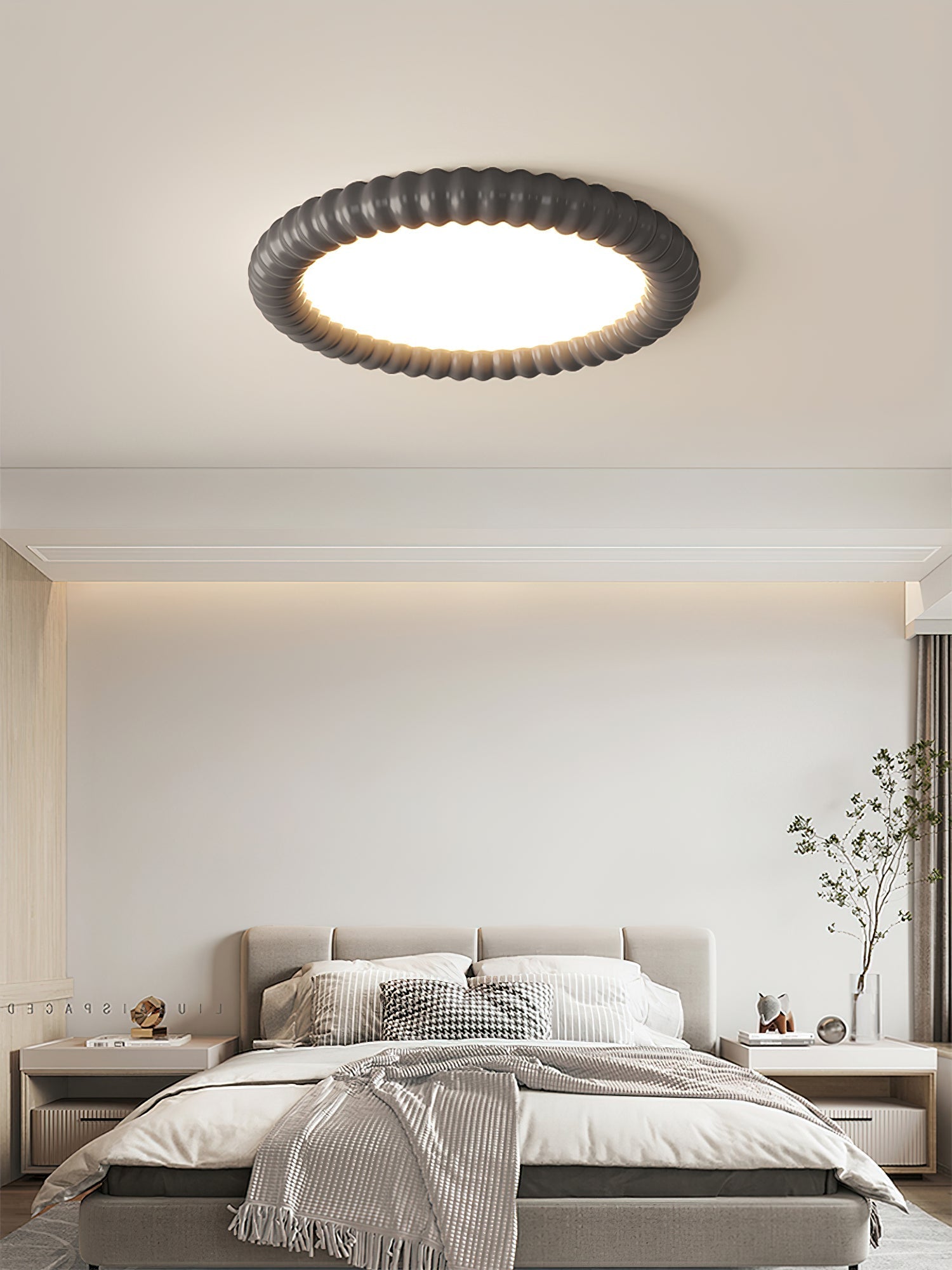 Ulire Nordische Deckenleuchte Wellenförmig Resin-Letslighting