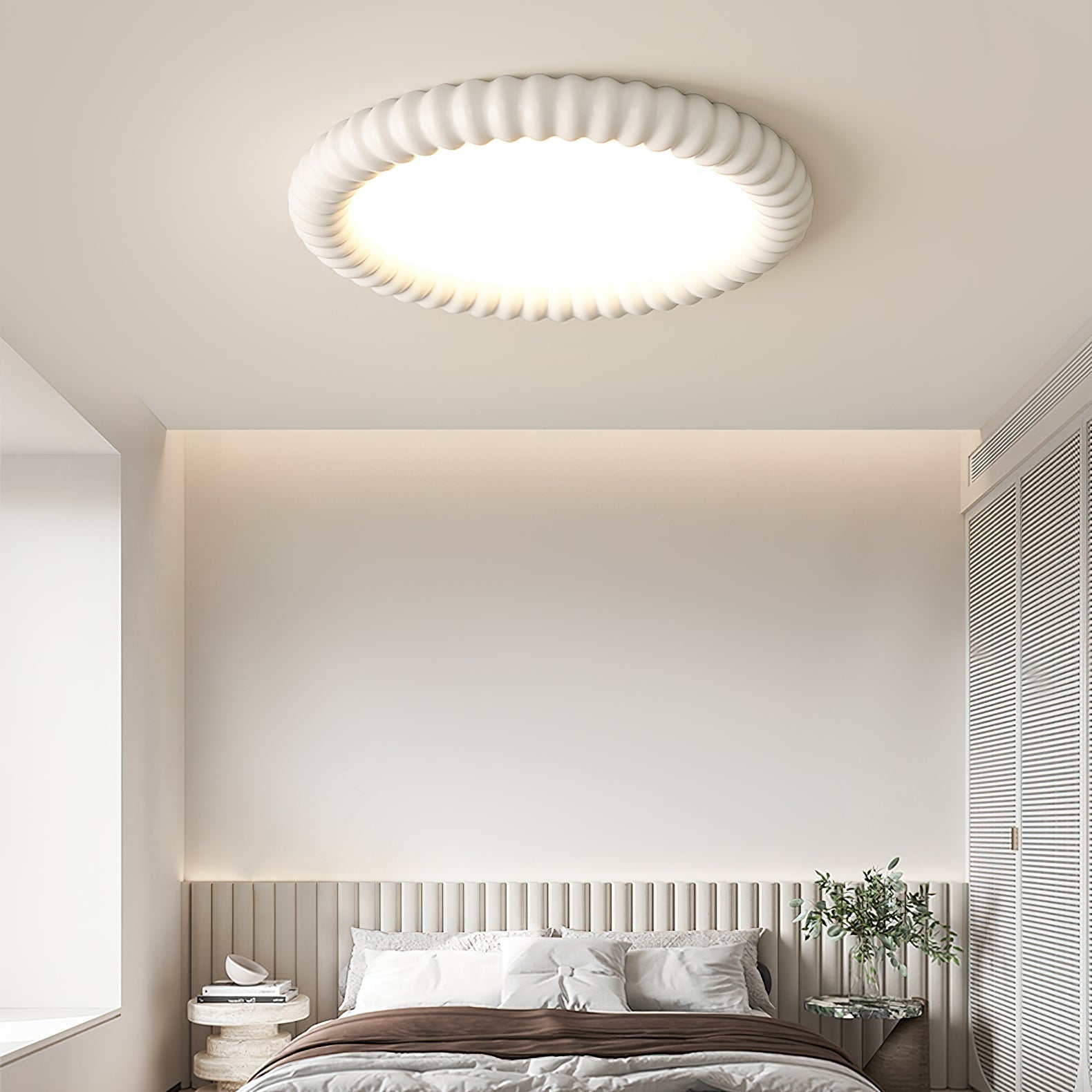 Ulire Nordische Deckenleuchte Wellenförmig Resin-Letslighting