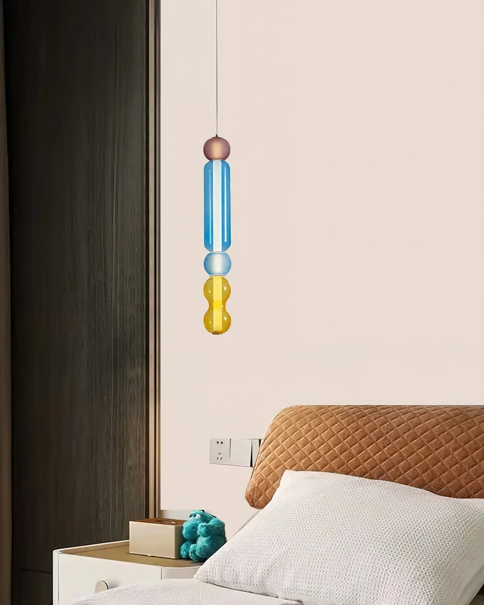 Lustra Pendelleuchte Farbiges Glas Modern-Letslighting