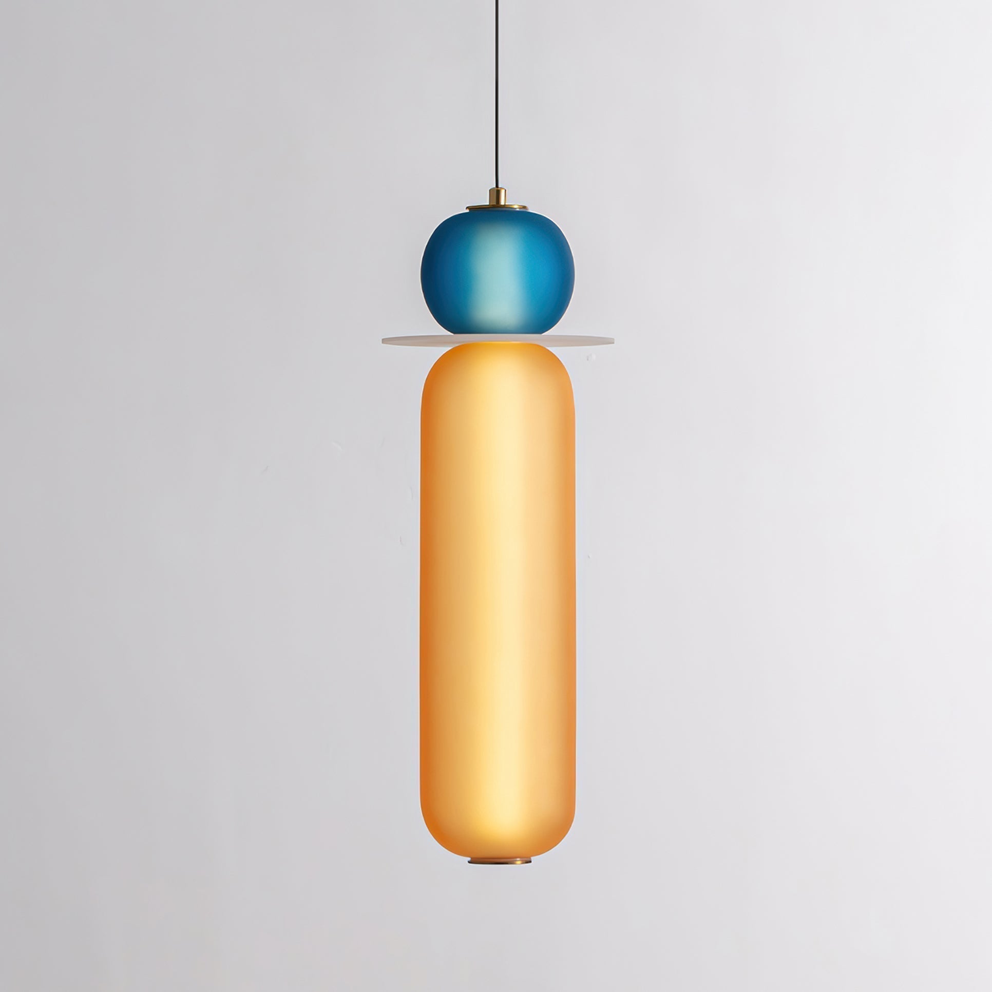 Lustra Pendelleuchte Farbiges Glas Modern-Letslighting