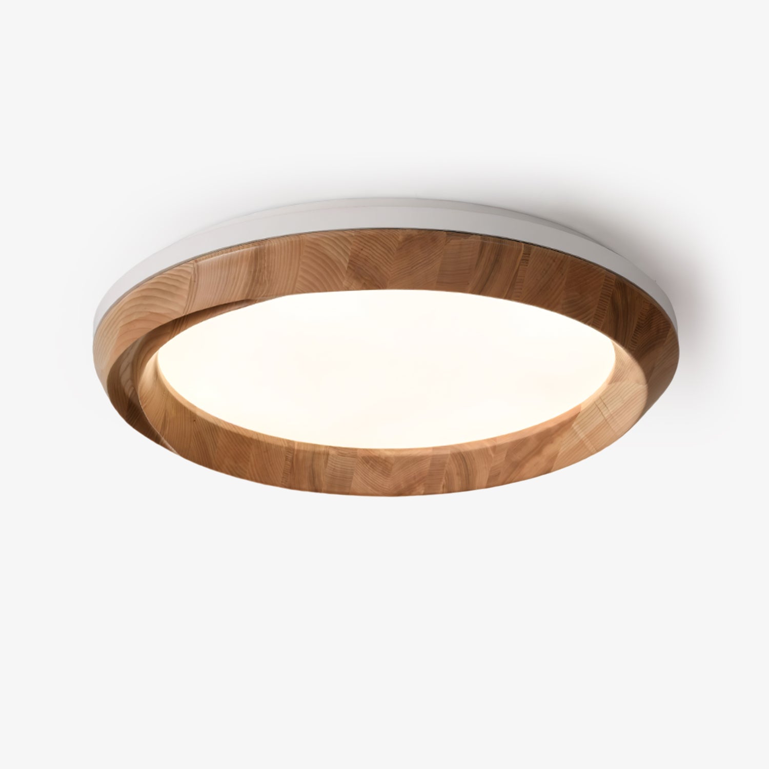 Aurdoreth Modern Minimalistisch Ripple Holz Deckenleuchte-Letslighting