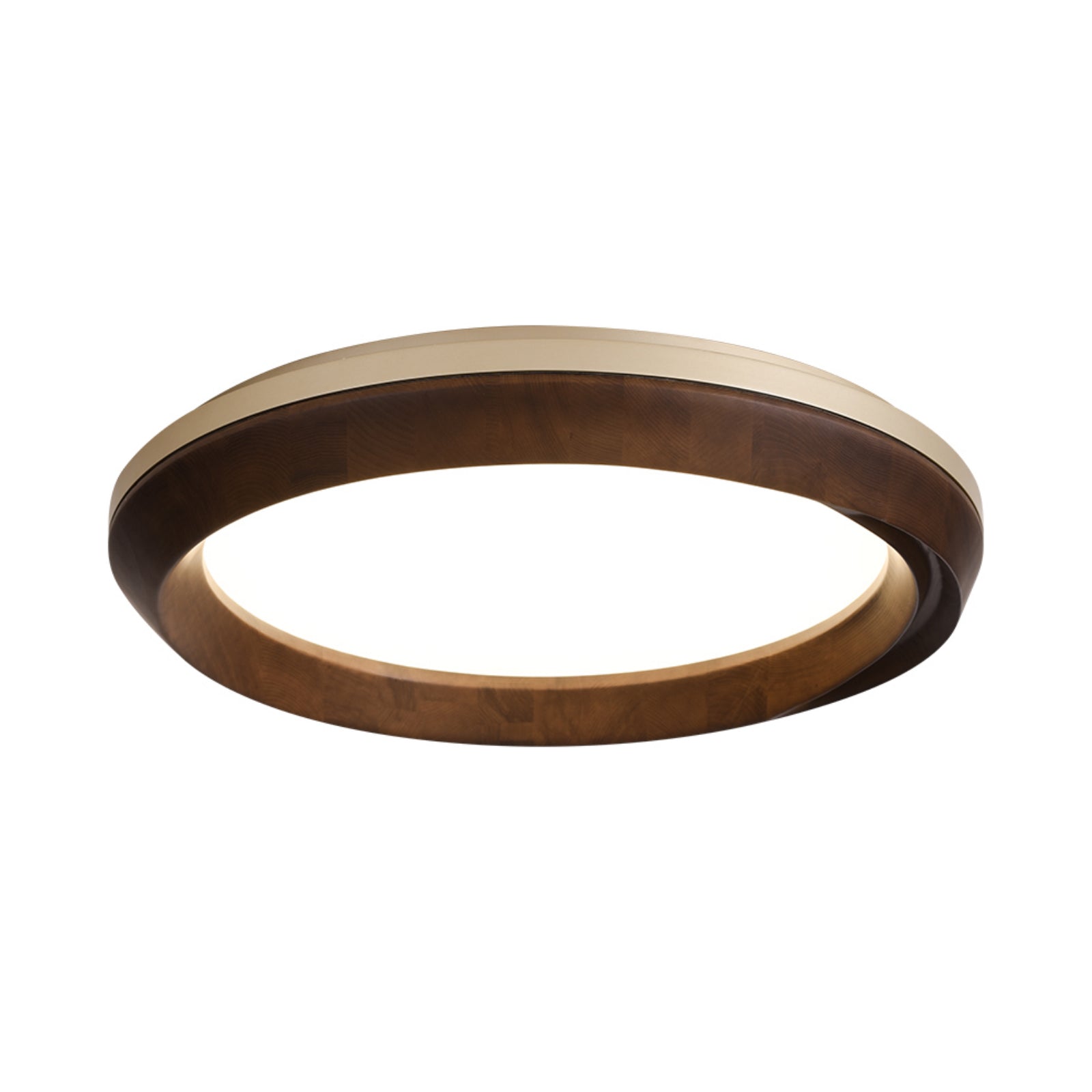 Aurdoreth Modern Minimalistisch Ripple Holz Deckenleuchte-Letslighting