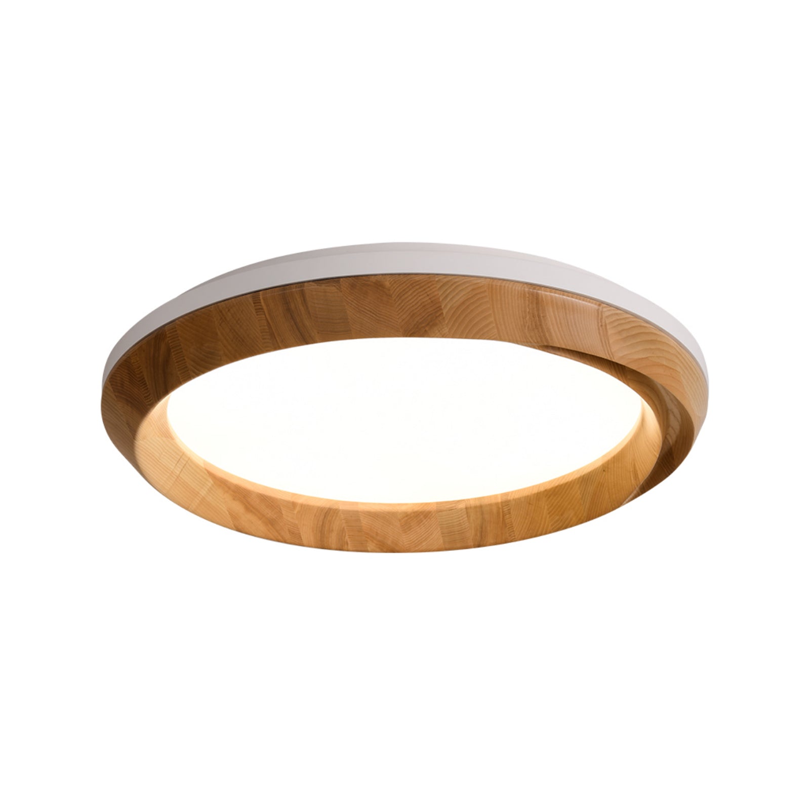 Aurdoreth Modern Minimalistisch Ripple Holz Deckenleuchte-Letslighting