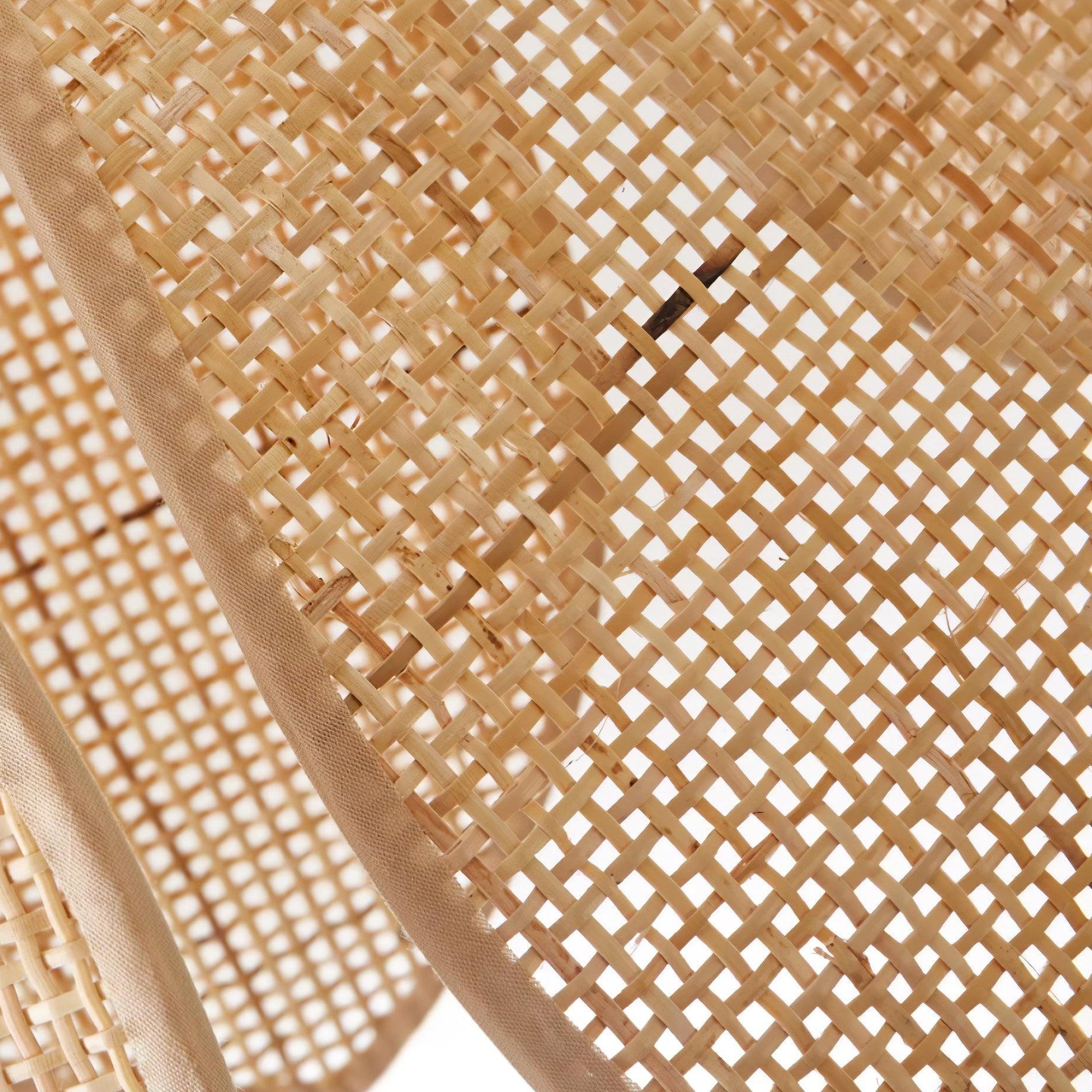 Fionel Pendelleuchte Boho Rattan Blütenblattförmig Natur-Letslighting