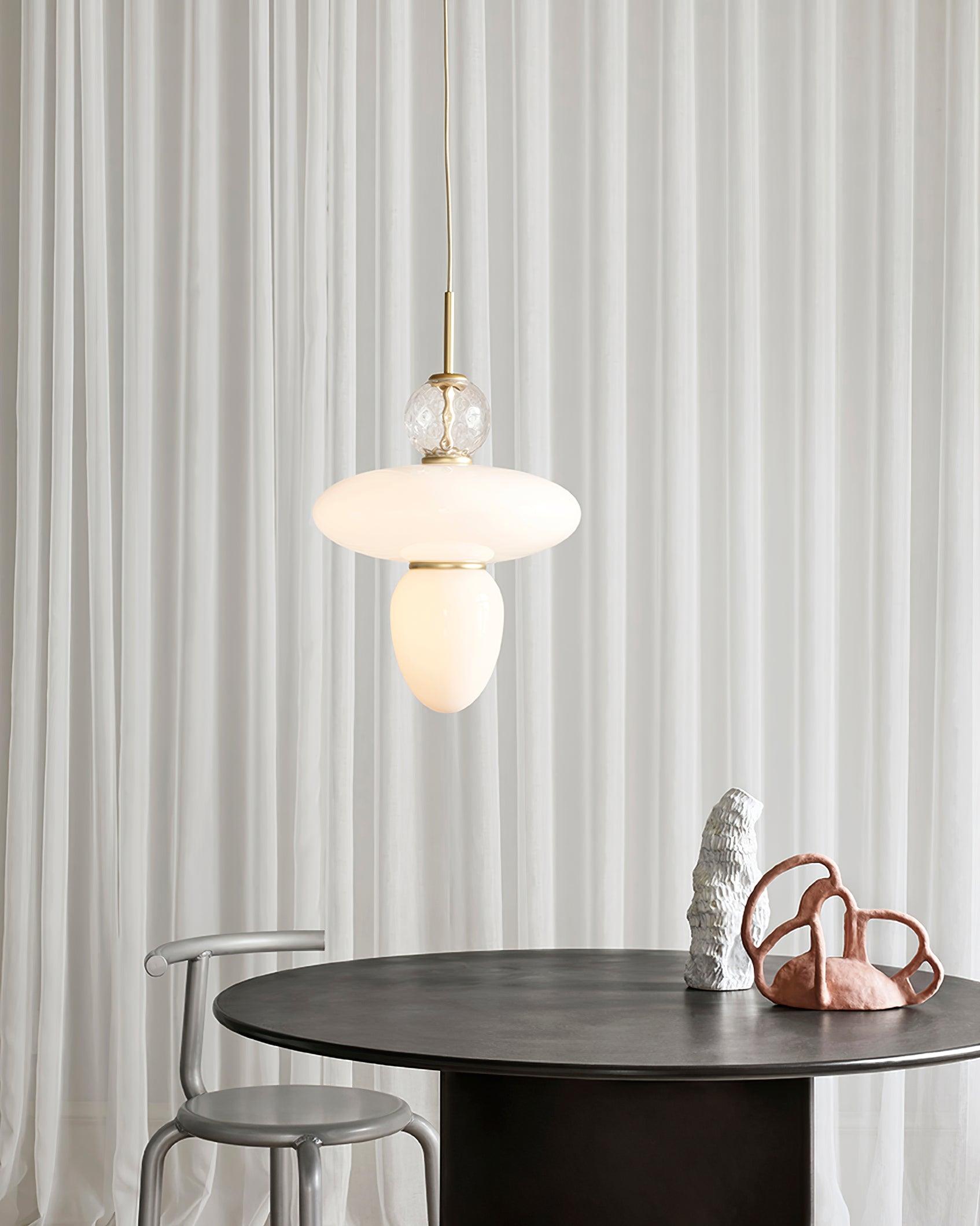 Orbelin Pendelleuchte Modern Mattglas Und Messing-Letslighting