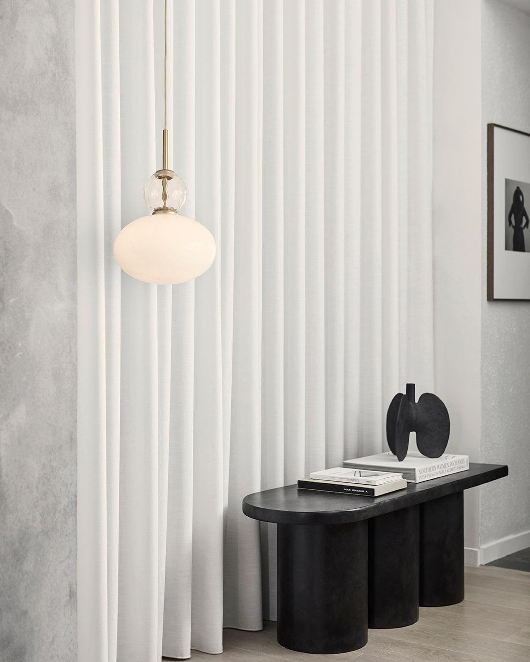 Orbelin Pendelleuchte Modern Mattglas Und Messing-Letslighting