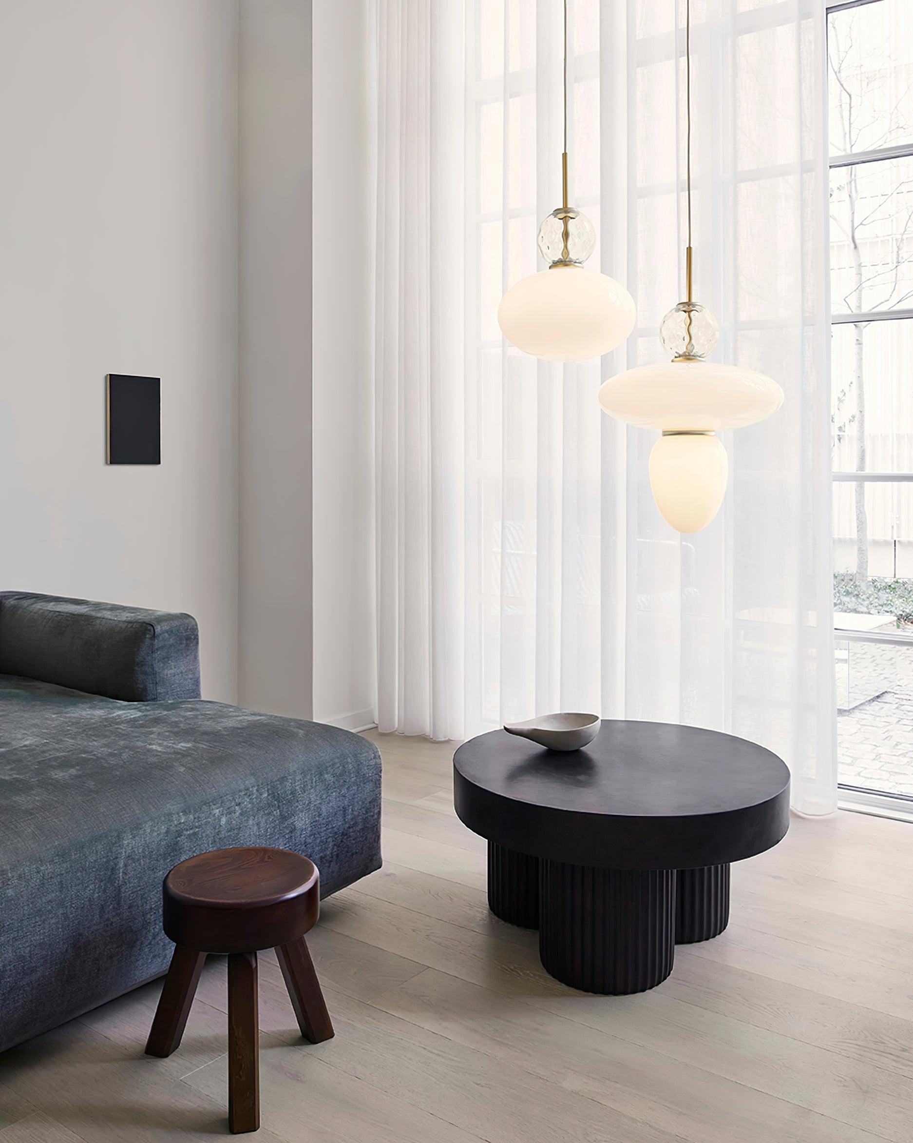 Orbelin Pendelleuchte Modern Mattglas Und Messing-Letslighting