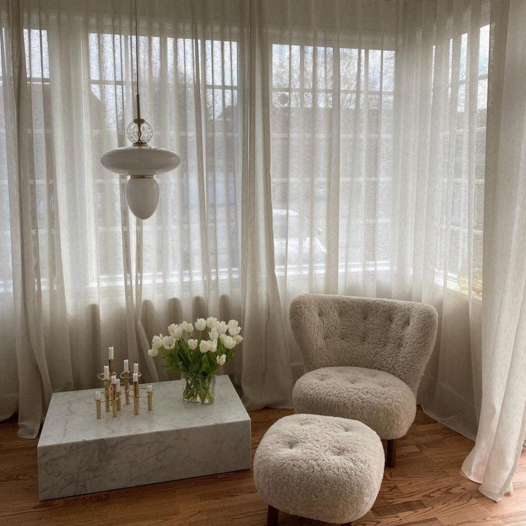Orbelin Pendelleuchte Modern Mattglas Und Messing-Letslighting