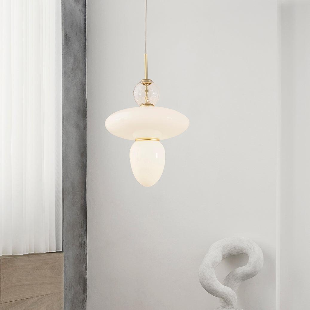 Orbelin Pendelleuchte Modern Mattglas Und Messing-Letslighting