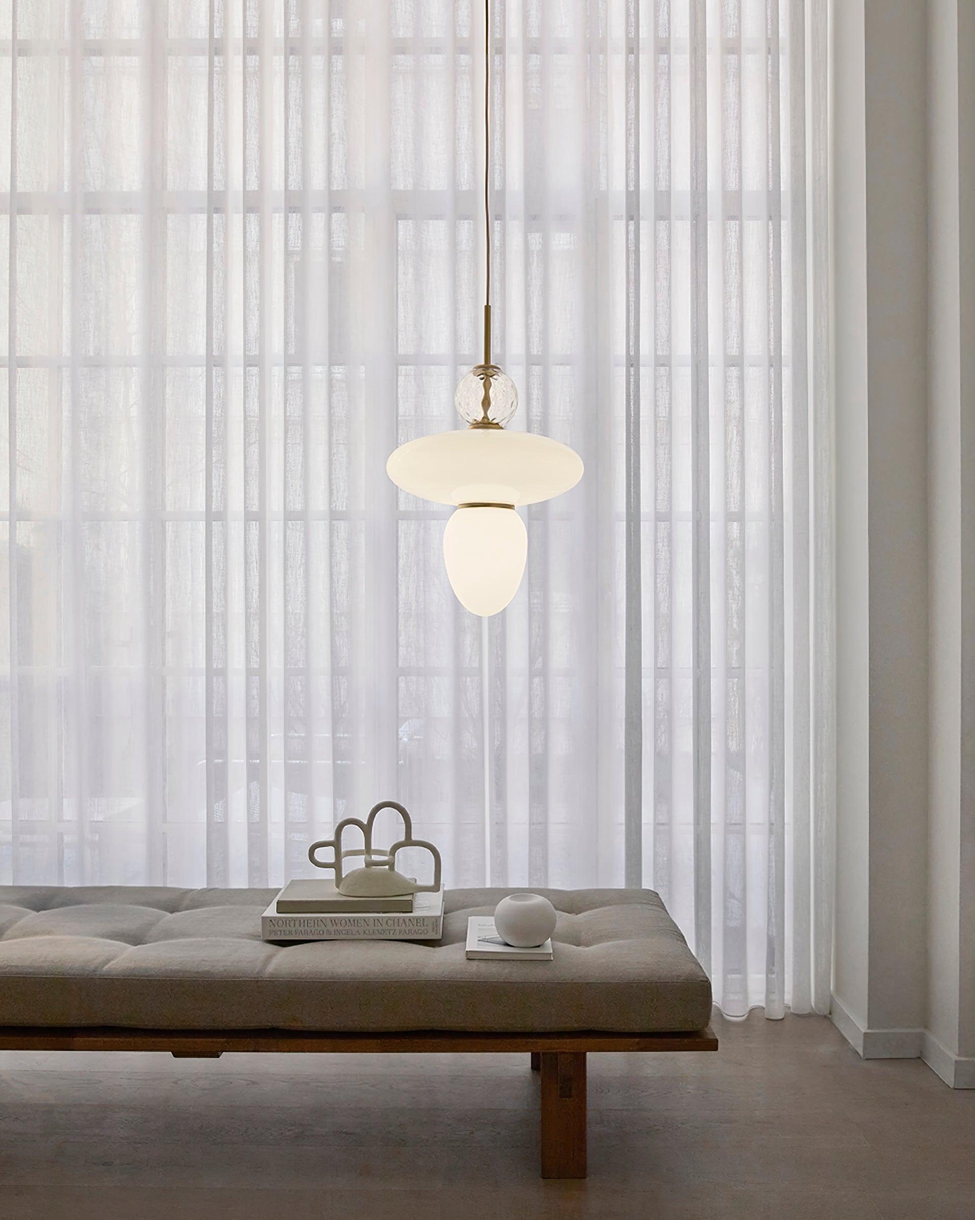 Orbelin Pendelleuchte Modern Mattglas Und Messing-Letslighting