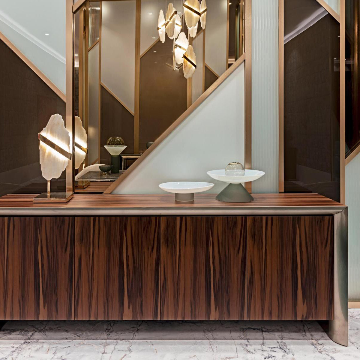 Olraeos Elegance Rock Jade Kronleuchter-Letslighting