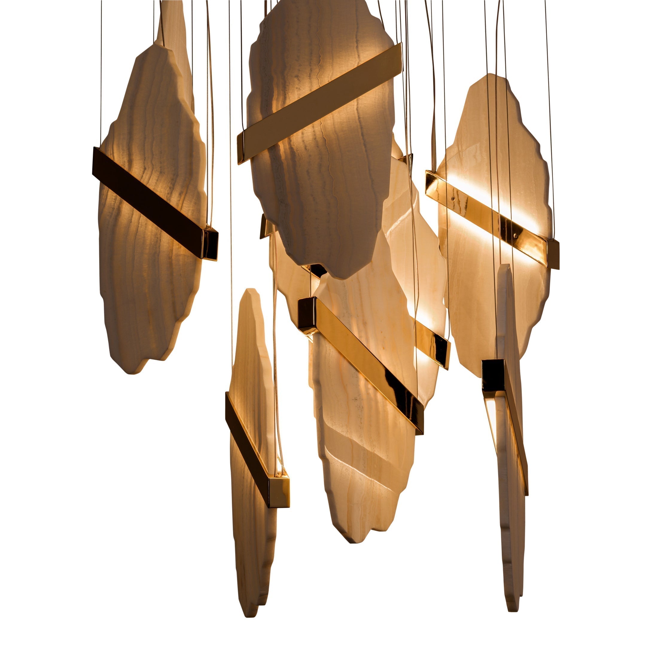 Olraeos Elegance Rock Jade Kronleuchter-Letslighting
