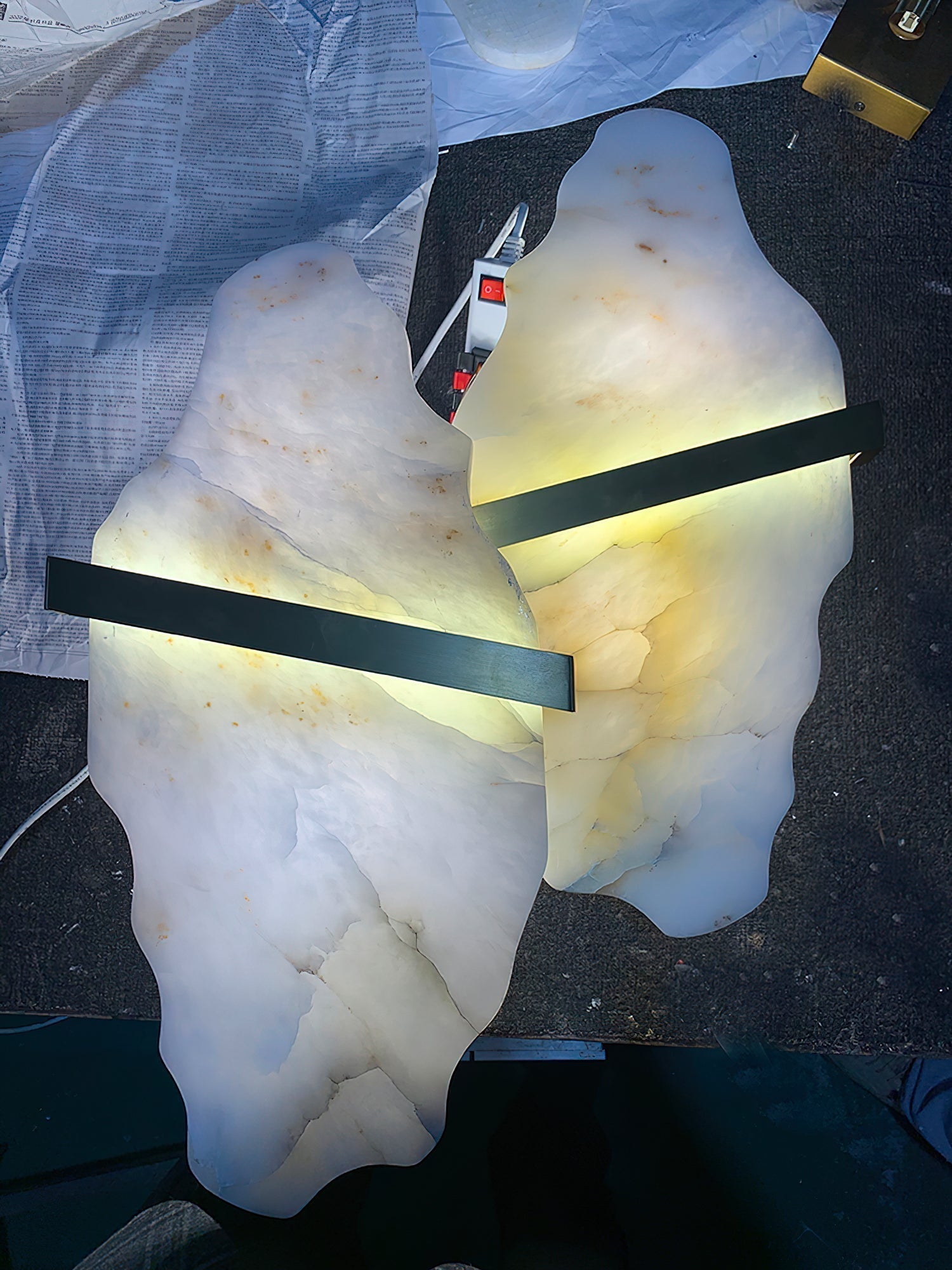 Olraeos Elegance Rock Jade Kronleuchter-Letslighting