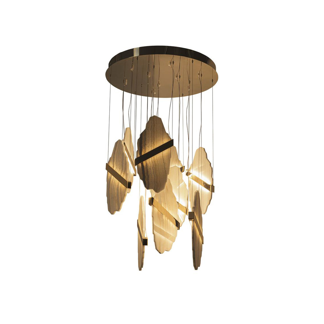 Olraeos Elegance Rock Jade Kronleuchter-Letslighting