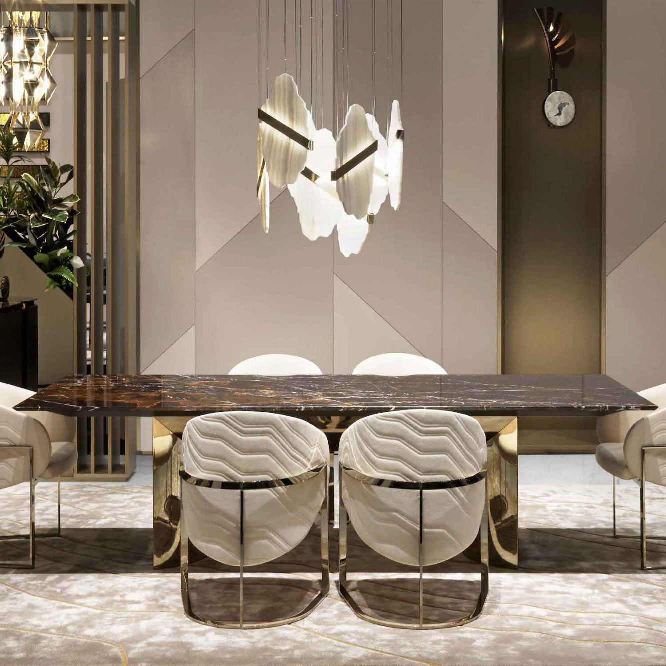 Olraeos Elegance Rock Jade Kronleuchter-Letslighting