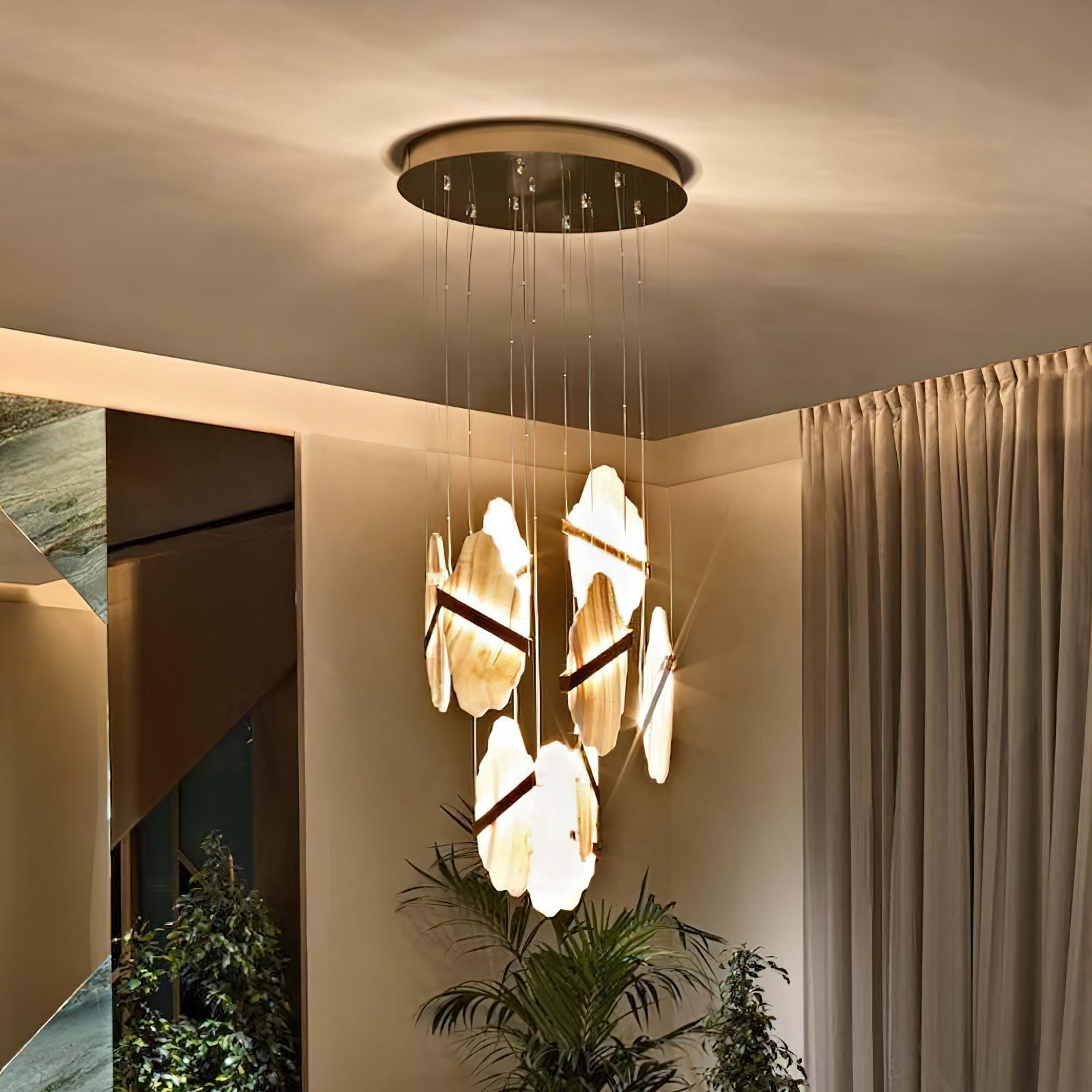 Olraeos Elegance Rock Jade Kronleuchter-Letslighting